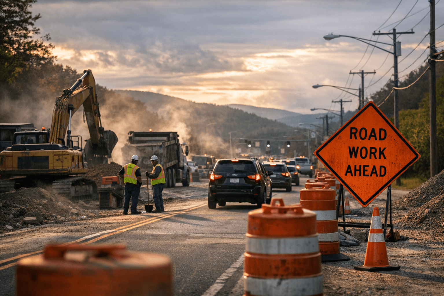 Claremont Route 12 Construction Resumes, Drivers Should Expect Lane Closures