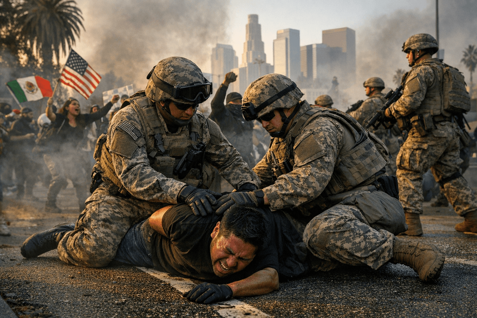 ABC News Live Covers LA Immigration Protests, National Guard Deployment