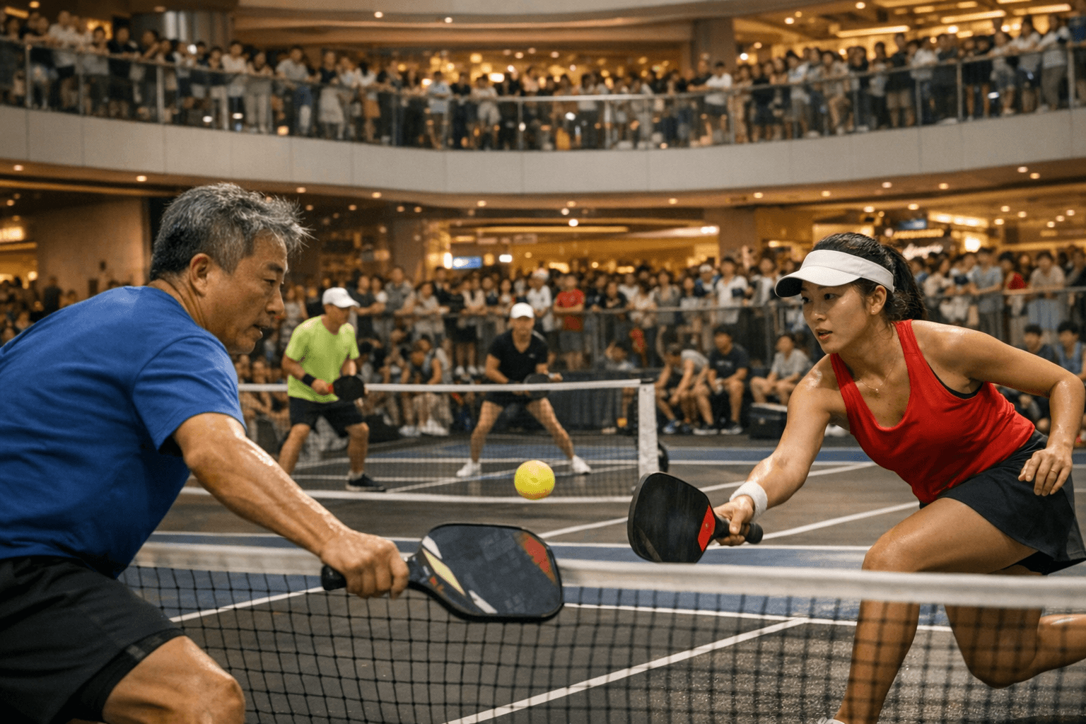 Hong Kong's Largest Mall Pickleball Tournament Draws 1,000 Players to D·PARK