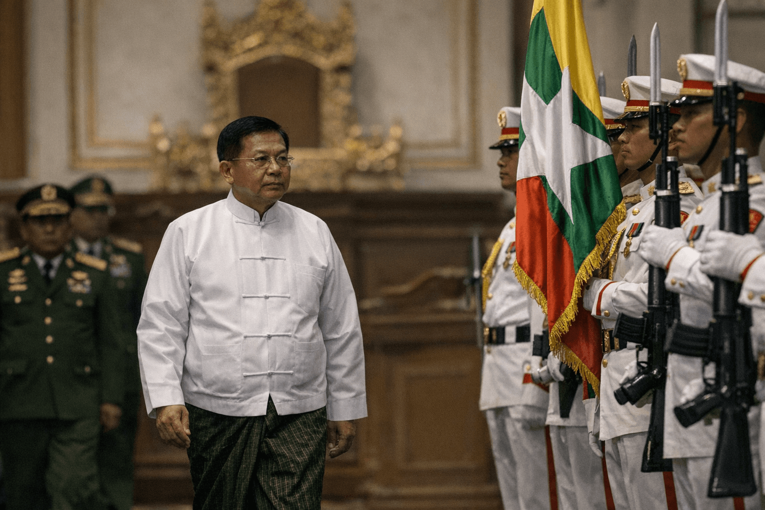 Myanmar's Military Chief Min Aung Hlaing Chosen as Next President