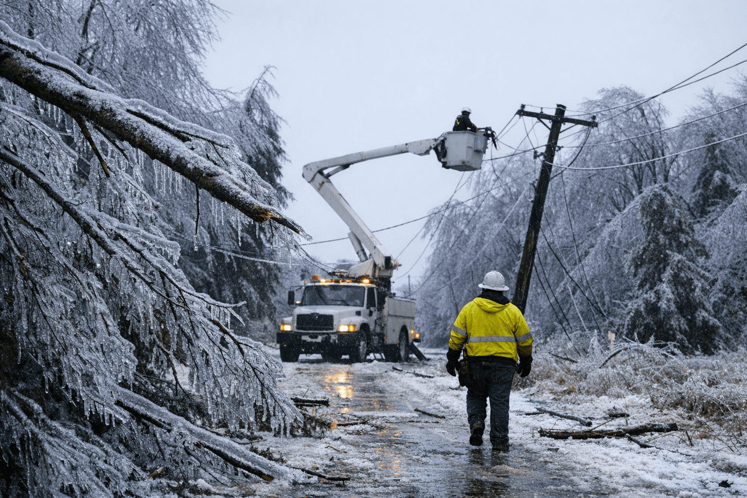 April Ice Storm Knocks Out Power Across Menominee County, Northeast Wisconsin