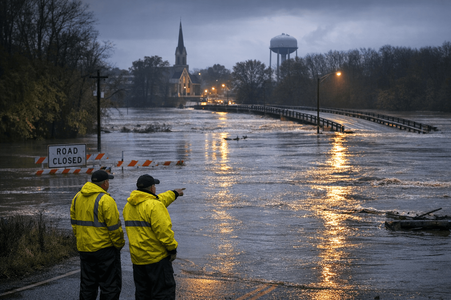 Wabash River Rising Near Bluffton, NWS Issues Flood Watch