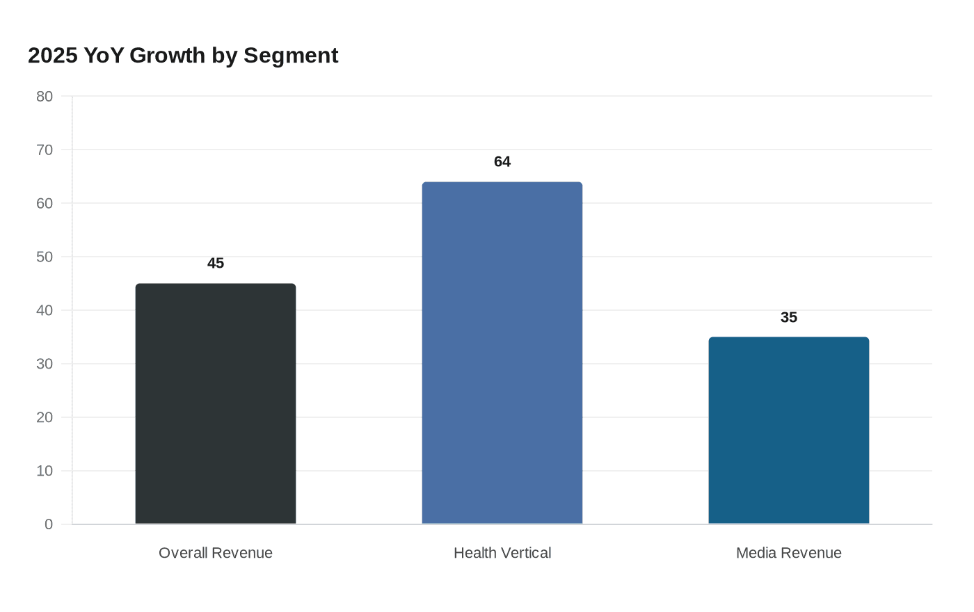 2025 YoY Growth by Segment