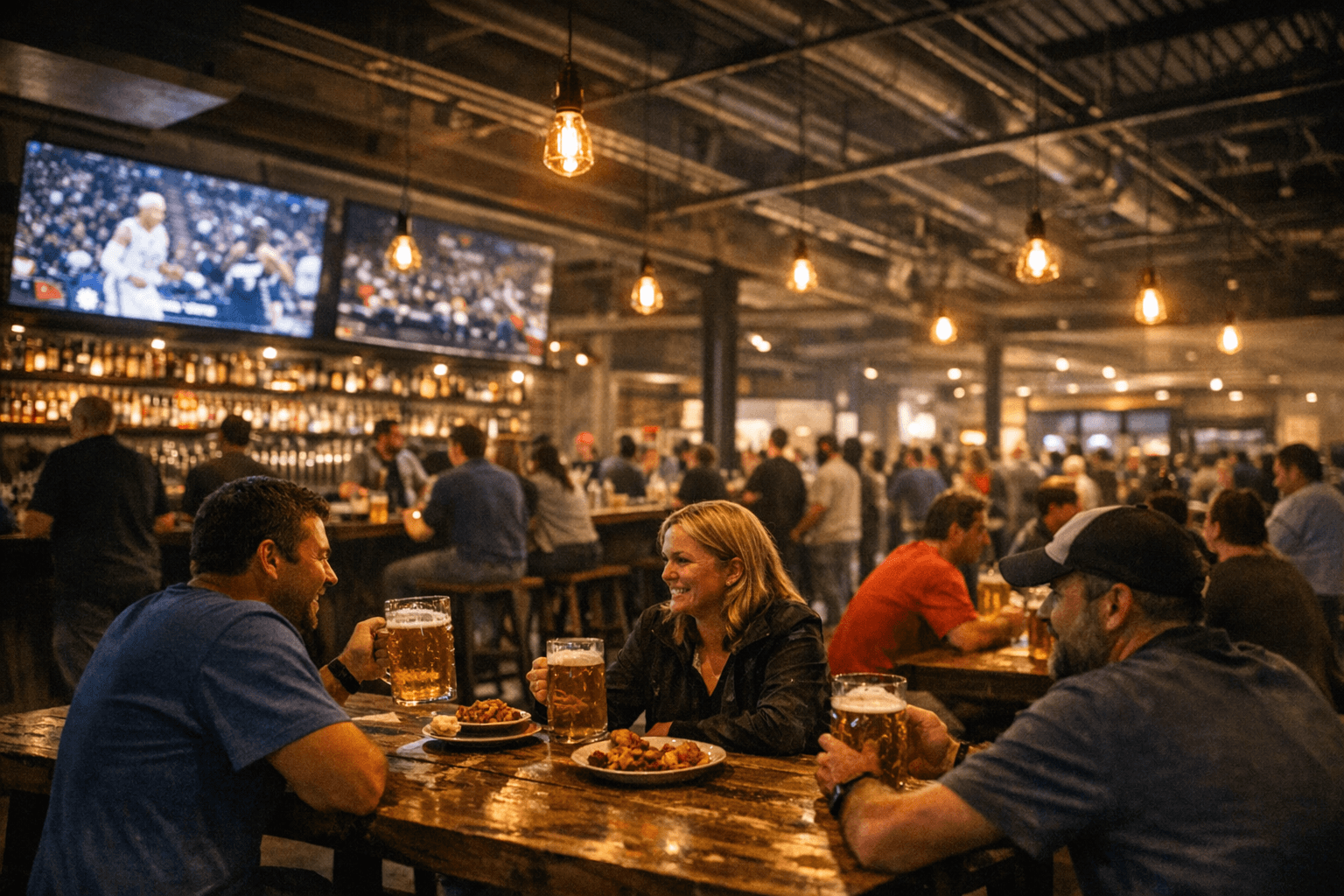 Lenovo Center Renovation Reveals Beer Hall, Expanded Lobbies in Final Phases