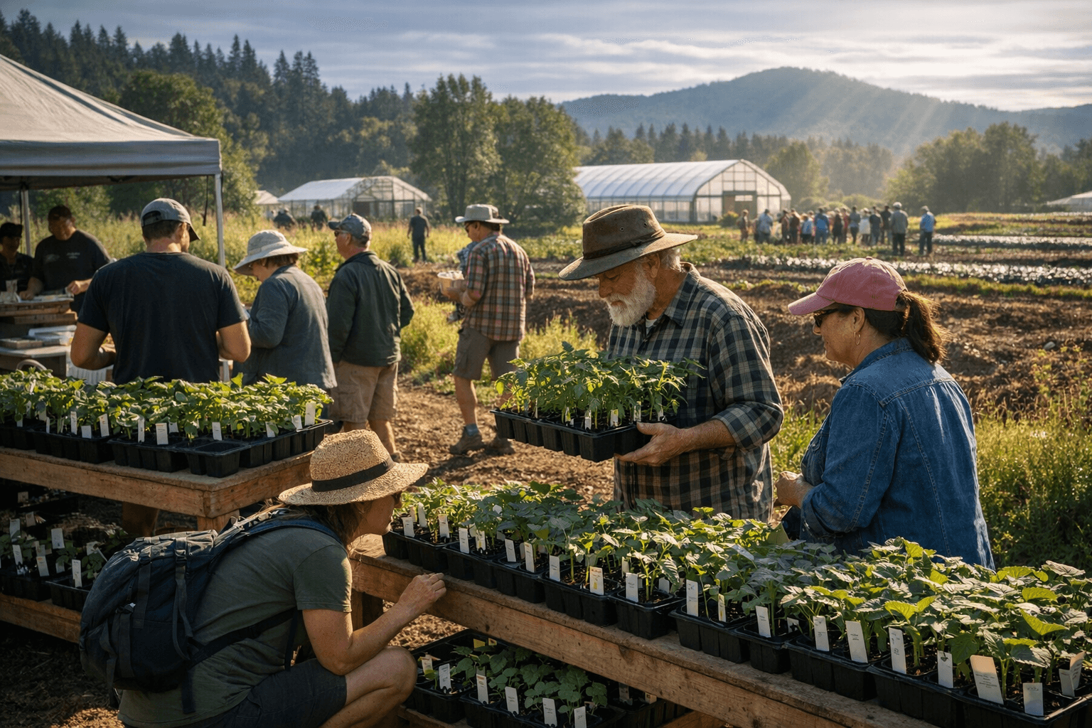 Food for Lane County Hosts First Plant Sale at New Youth Farm Site