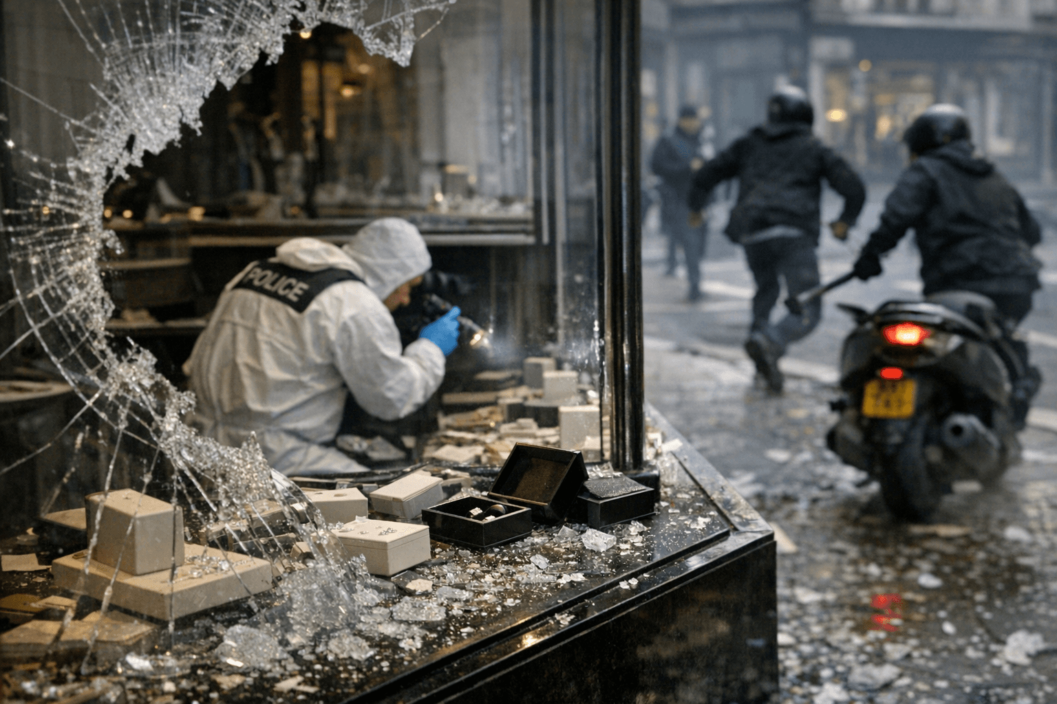 London Smash-and-Grab Raids Hit Jewellers Hard, £3.2 Million Stolen in 2026