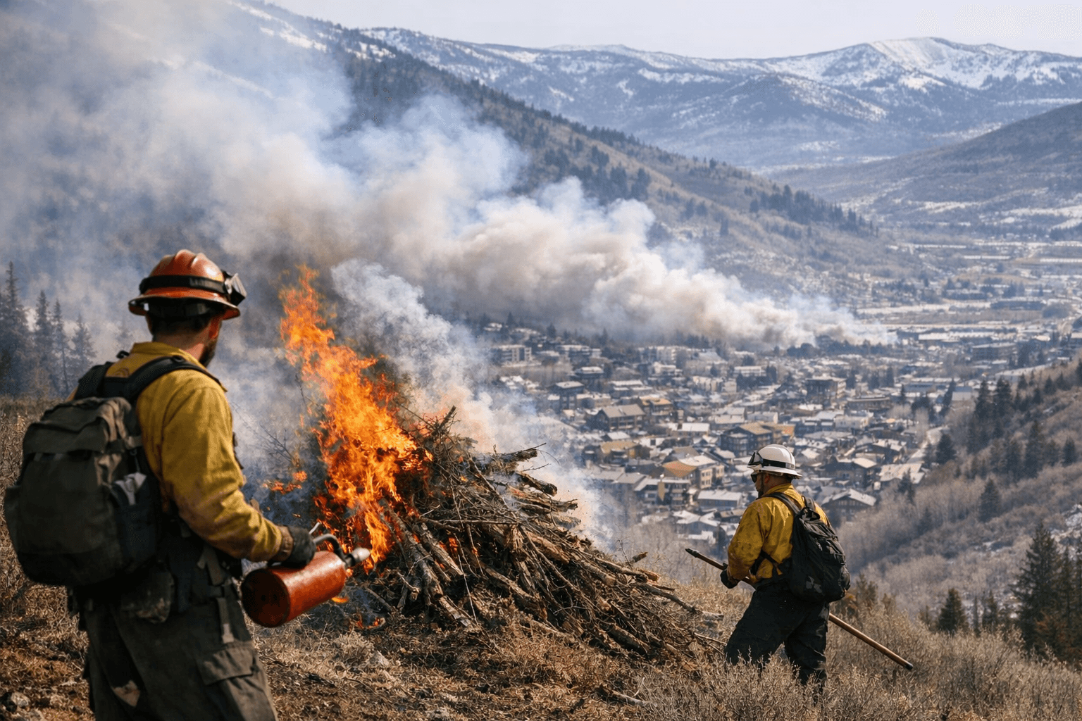 Pile Burns Set for Treasure Mountain to Reduce Old Town Wildfire Risk