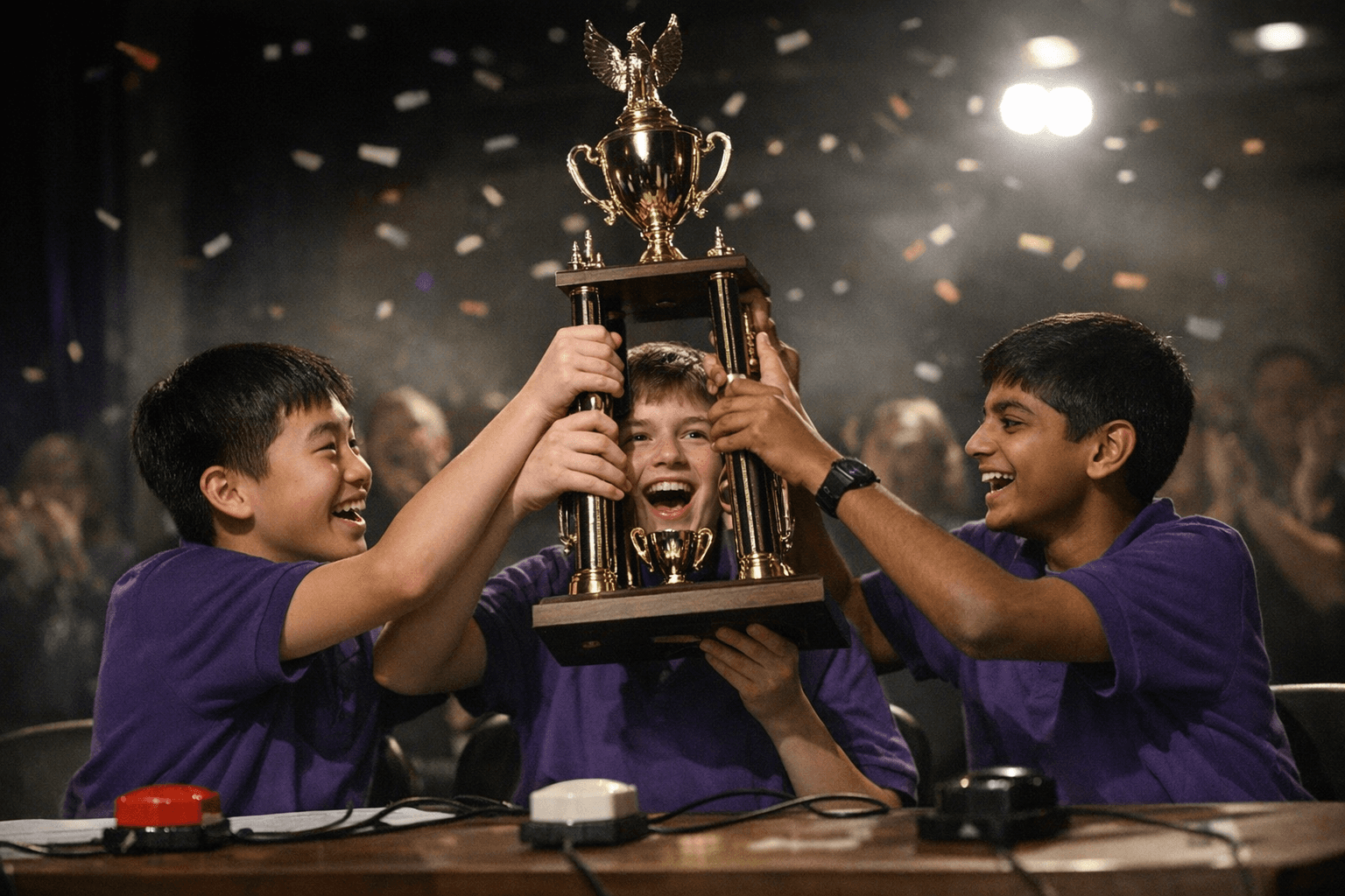 Forsyth County Middle School Team Wins Back-to-Back State Academic Bowl Title