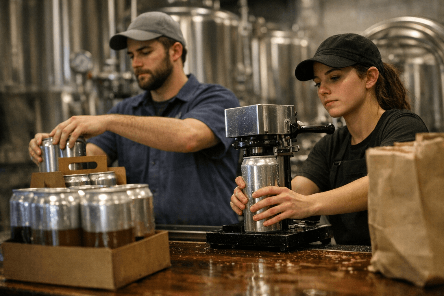 Grand Rapids College's Student Brewery Reopens, Now Offering Takeout Beer Sales