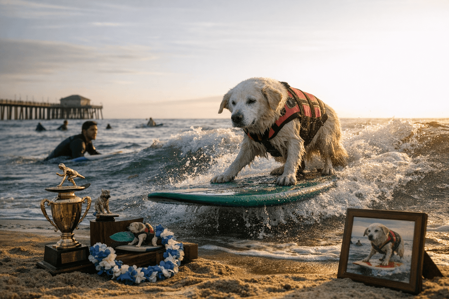 Sugar, Five-Time World Dog Surf Champion and Hall of Famer, Dies at 16