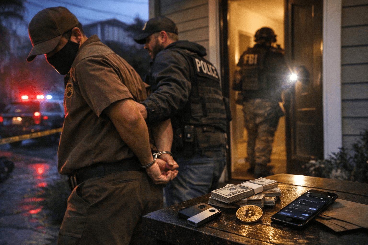 Fake Delivery Crew Targeting Crypto Holders Busted for Bay Area Home Invasions