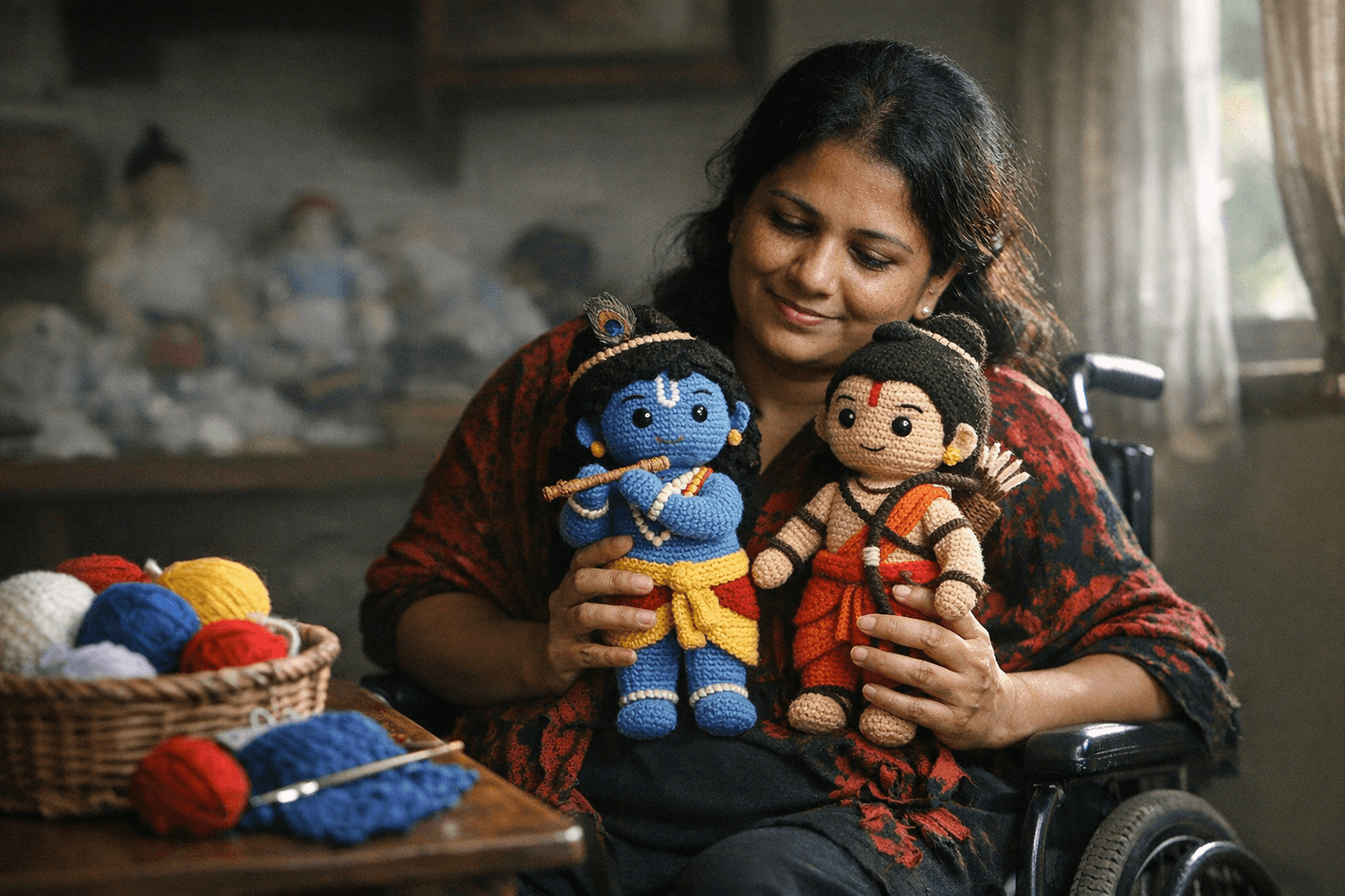 Mangaluru Woman Turns Accident Recovery Into Thriving Crochet Business