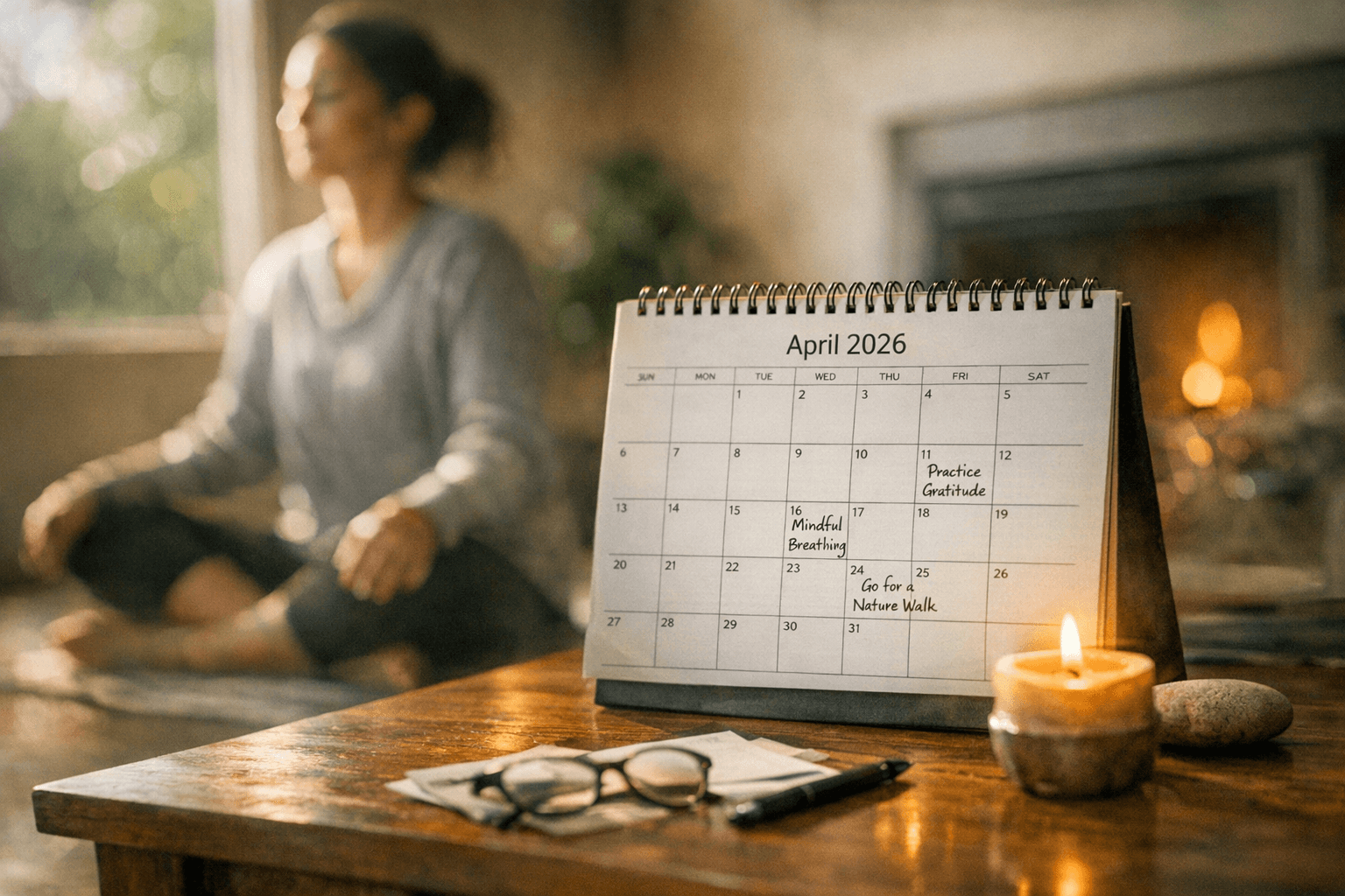 Mindfulness Association Releases April 2026 Calendar With 30 Daily Prompts