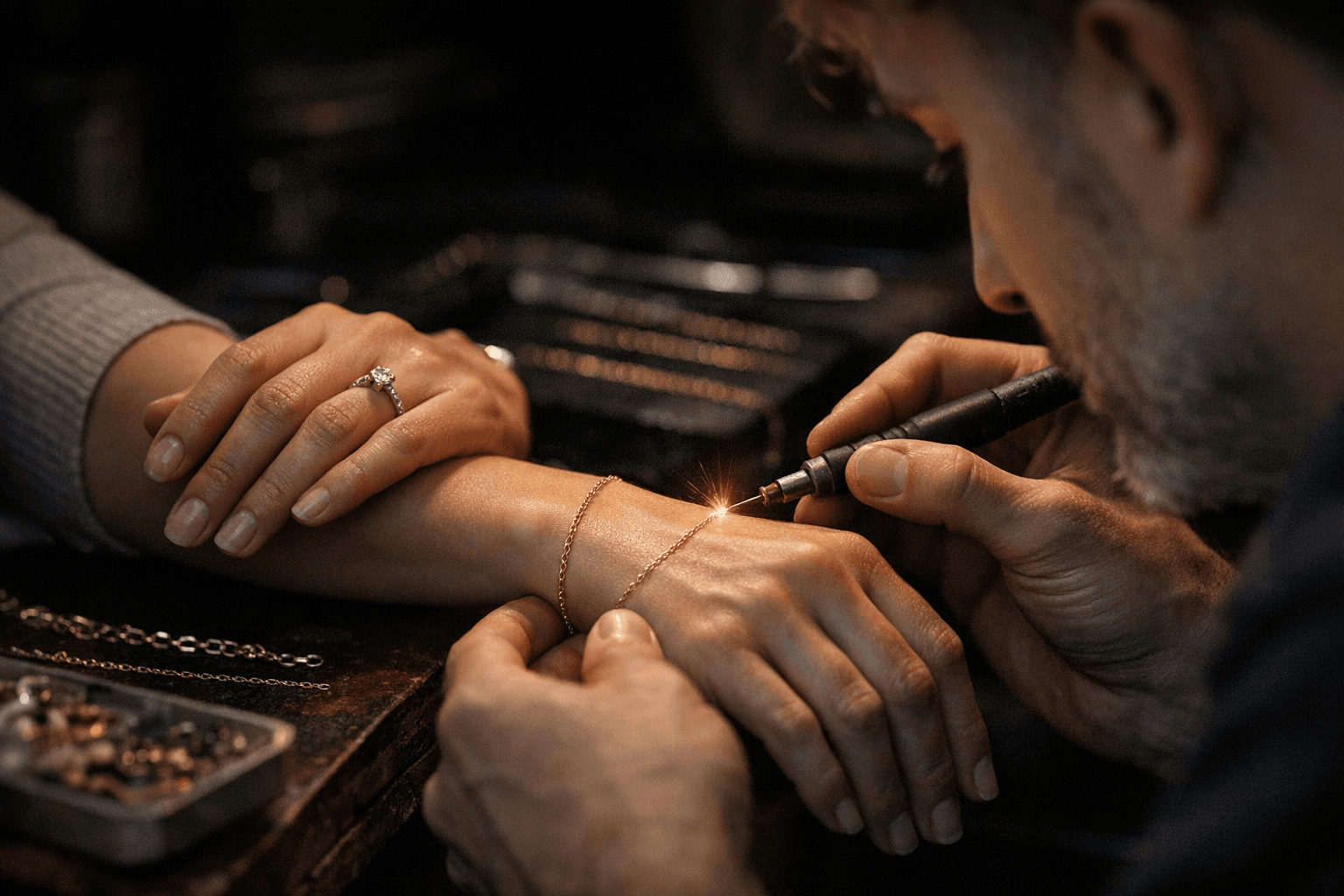 Permanent Jewelry: Bonds of Love and Metal