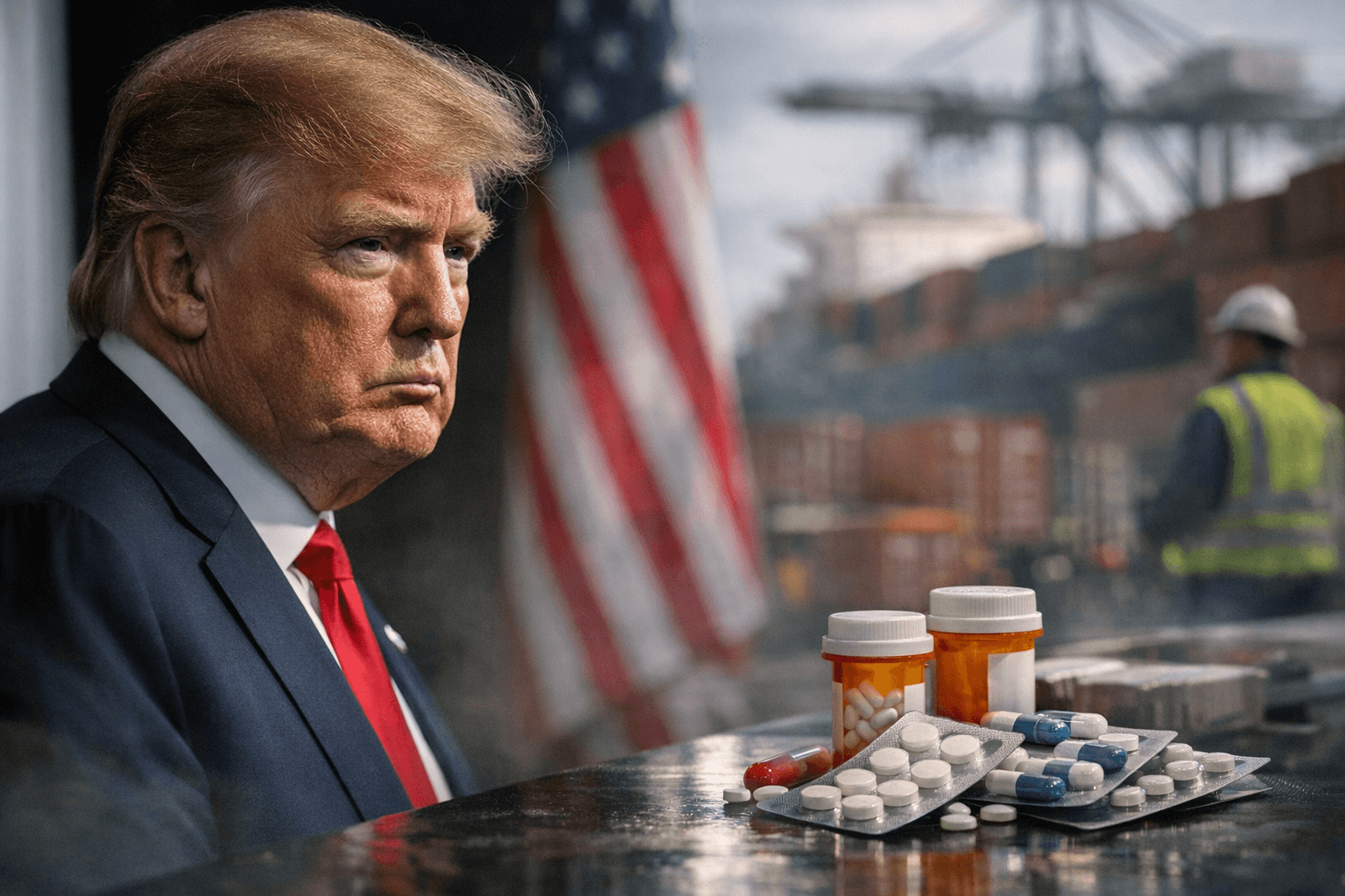 Trump Eyes 100% Tariff on Imported Brand-Name Drugs to Cut Prices