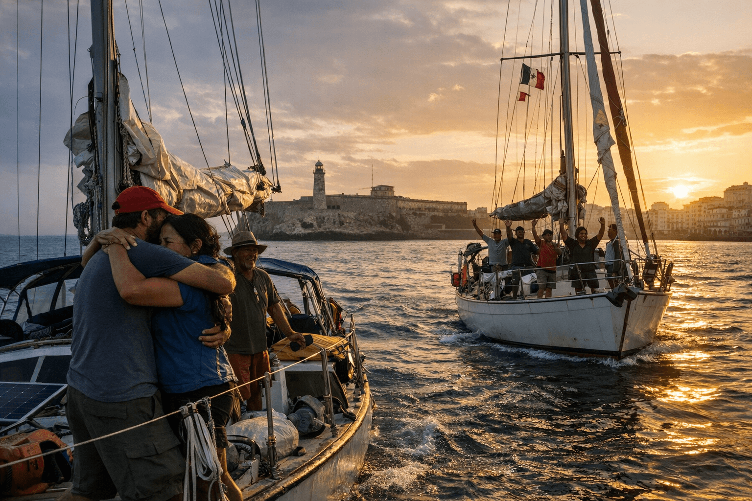Missing Aid Sailboats Arrive Safely in Havana After Mexican Navy Search