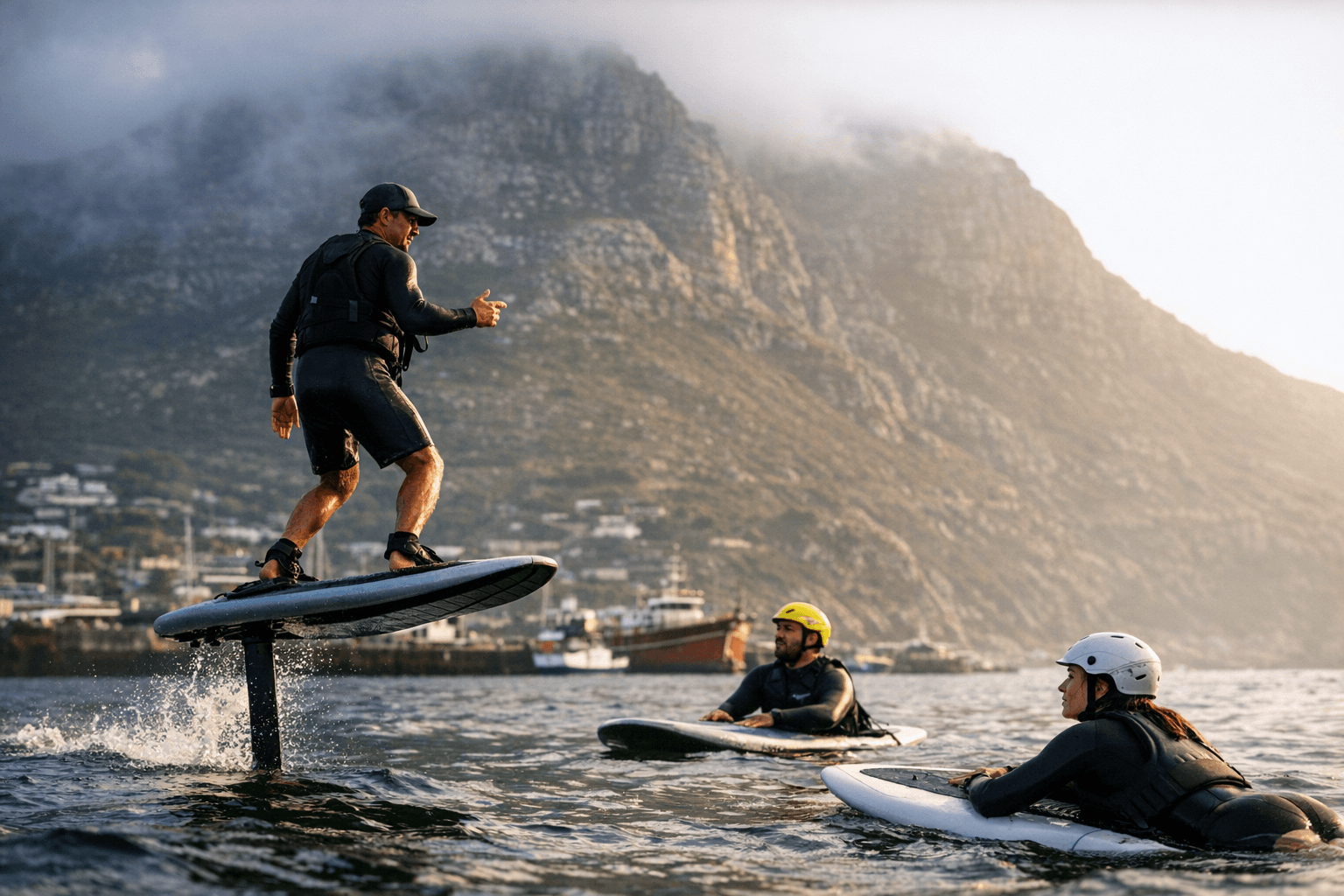 BlueCape Launches South Africa's First eFoiling Instructor Course in Hout Bay