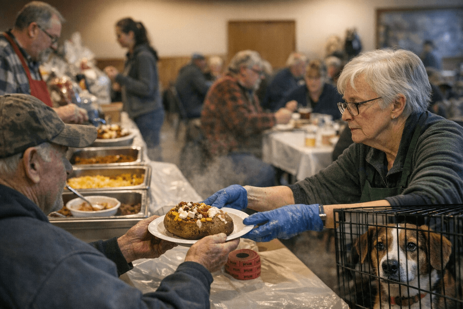 Northwoods Animal Shelter Raises Funds With Baked Potato Dinner, Raffle