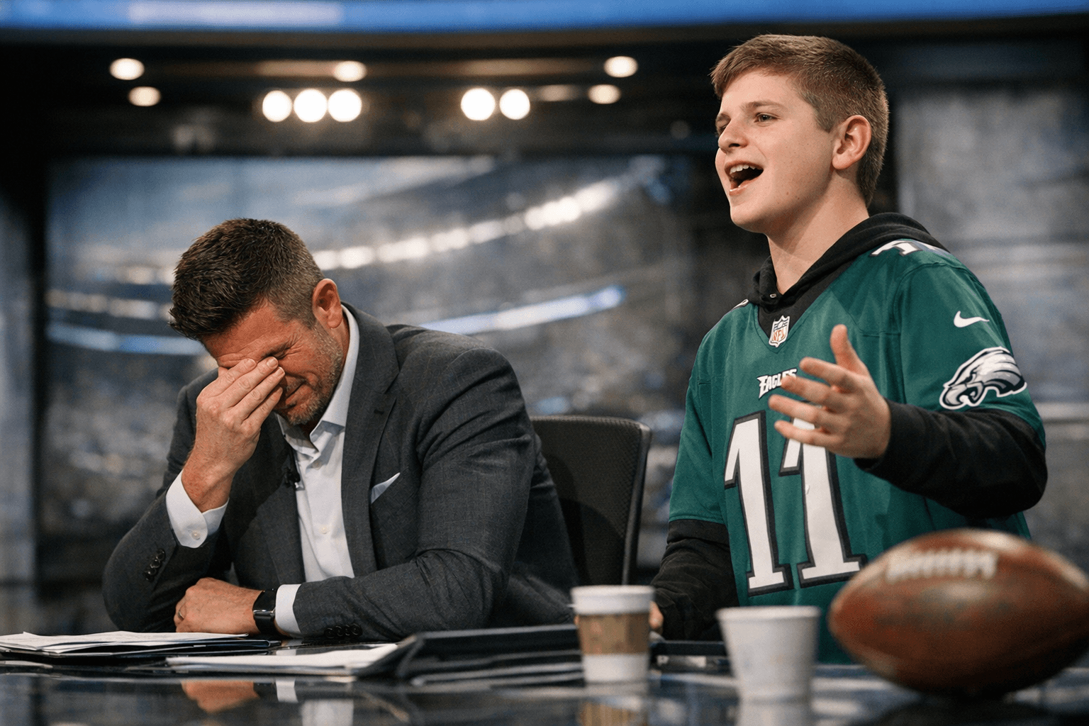 ESPN Analyst Dan Orlovsky Brings Son With Autism Onto NFL Live Set