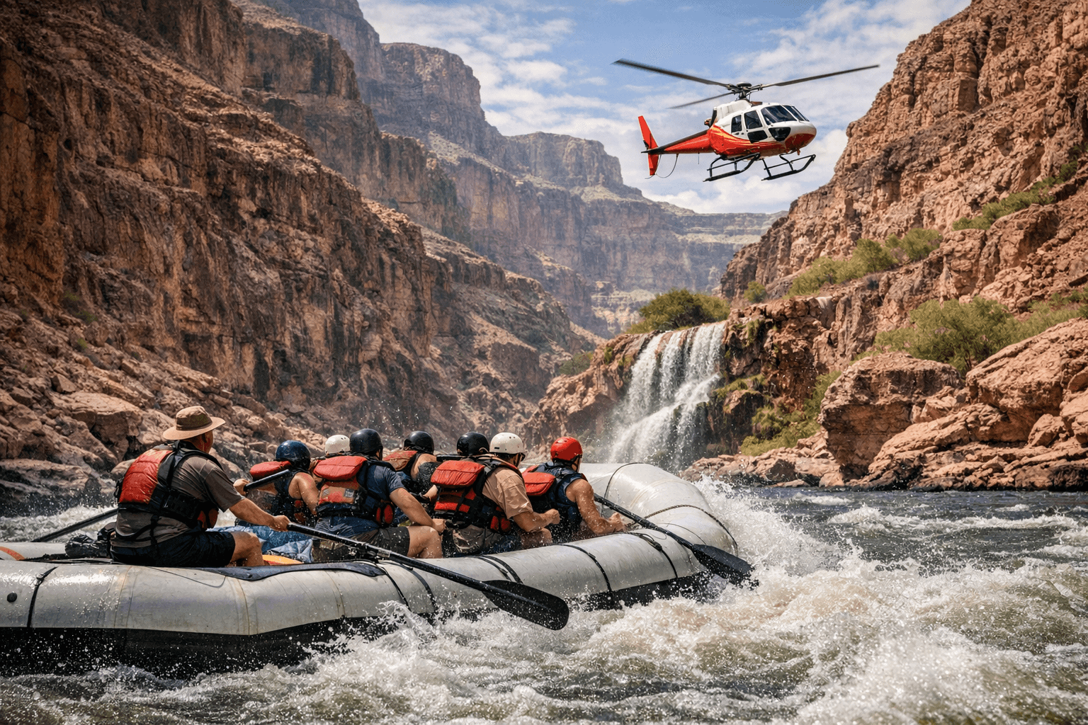 Hualapai River Runners Debuts All-In-One Grand Canyon Rafting and Helicopter Package