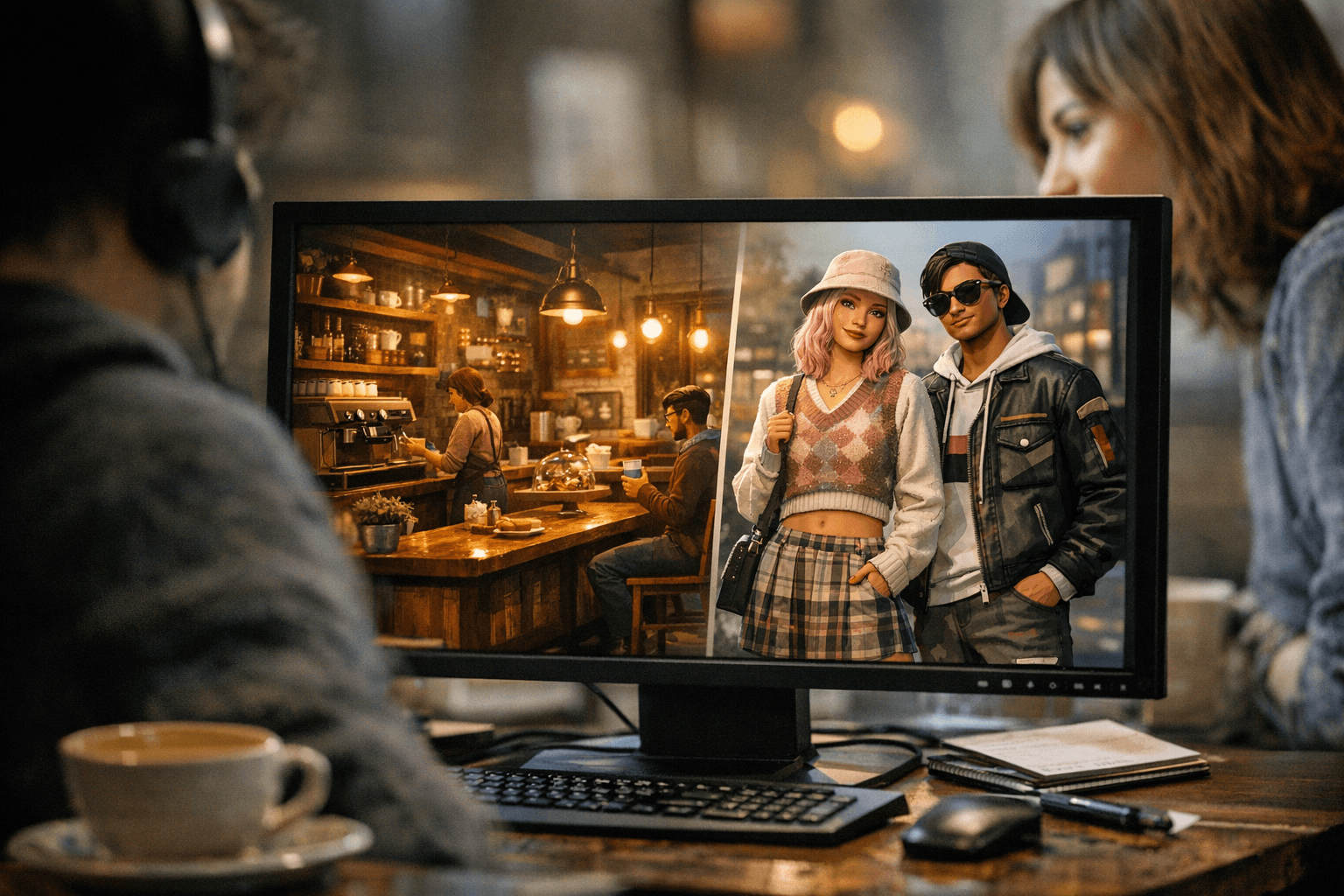 Two New Maker Packs Bring Cozy Café Decor and Modern Fashion to The Sims 4