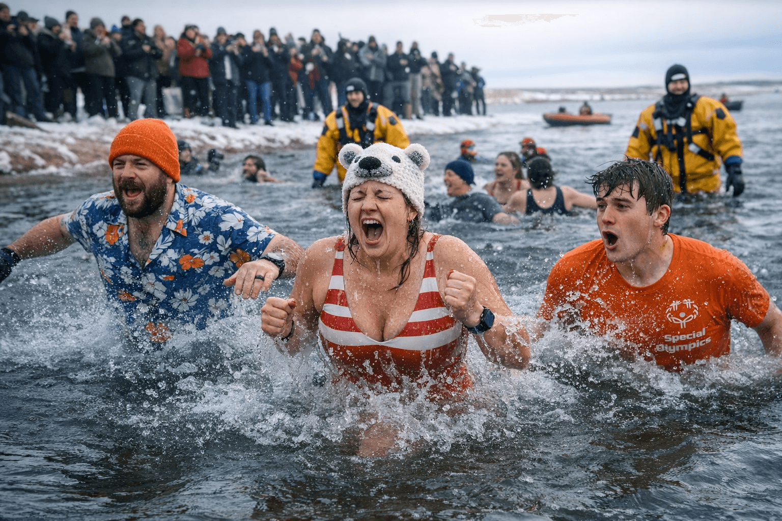 Aurora Polar Plunge Draws 700 Participants, Raises $195,000 for Special Olympics