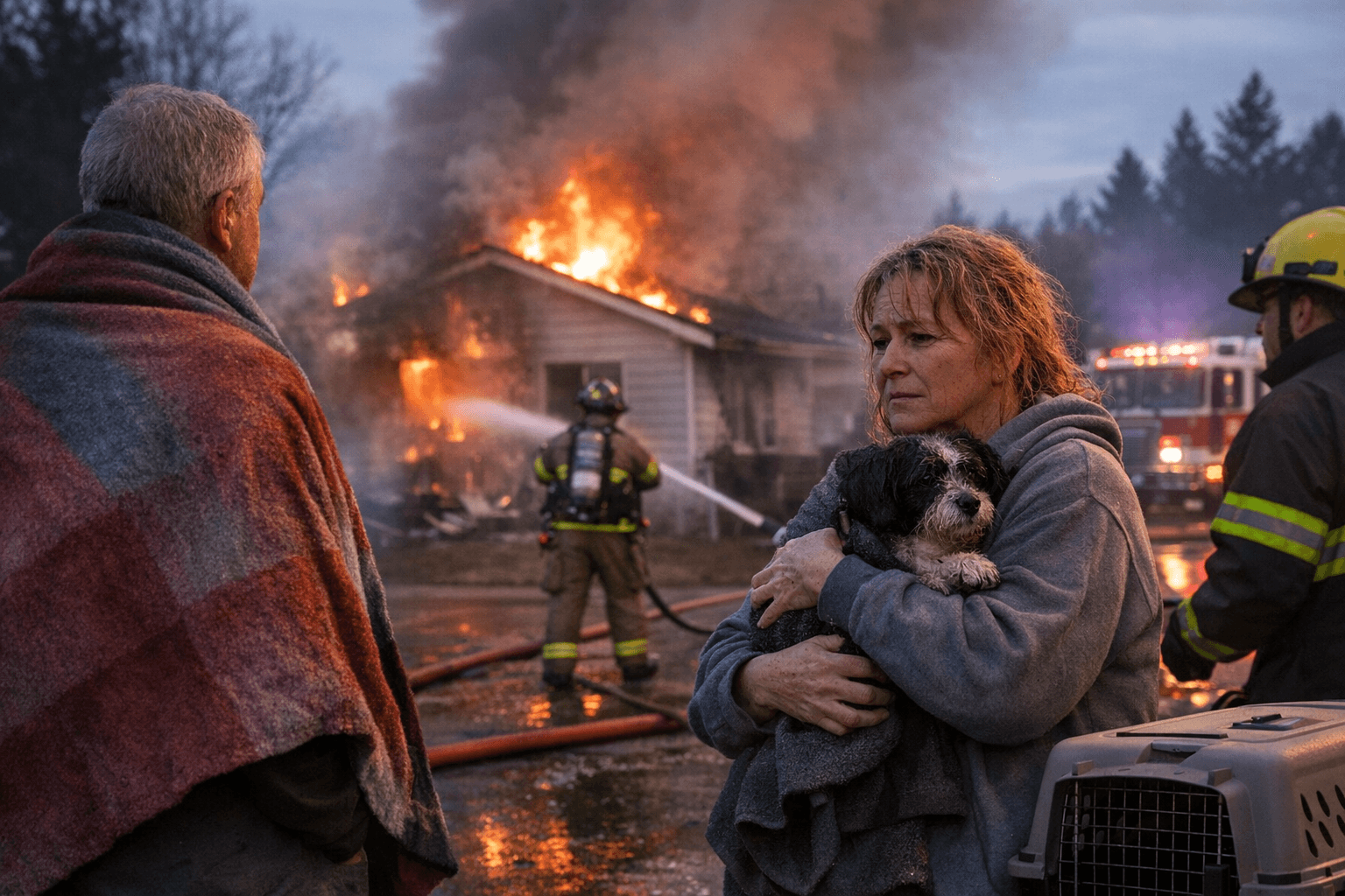 Coeur d'Alene House Fire Displaces Two Residents, Pets on April Elaine Ave