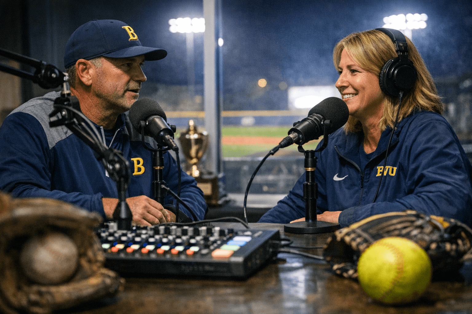 BVU Athletics Podcast Spotlights Softball, Baseball Coaches Ahead of Spring Season