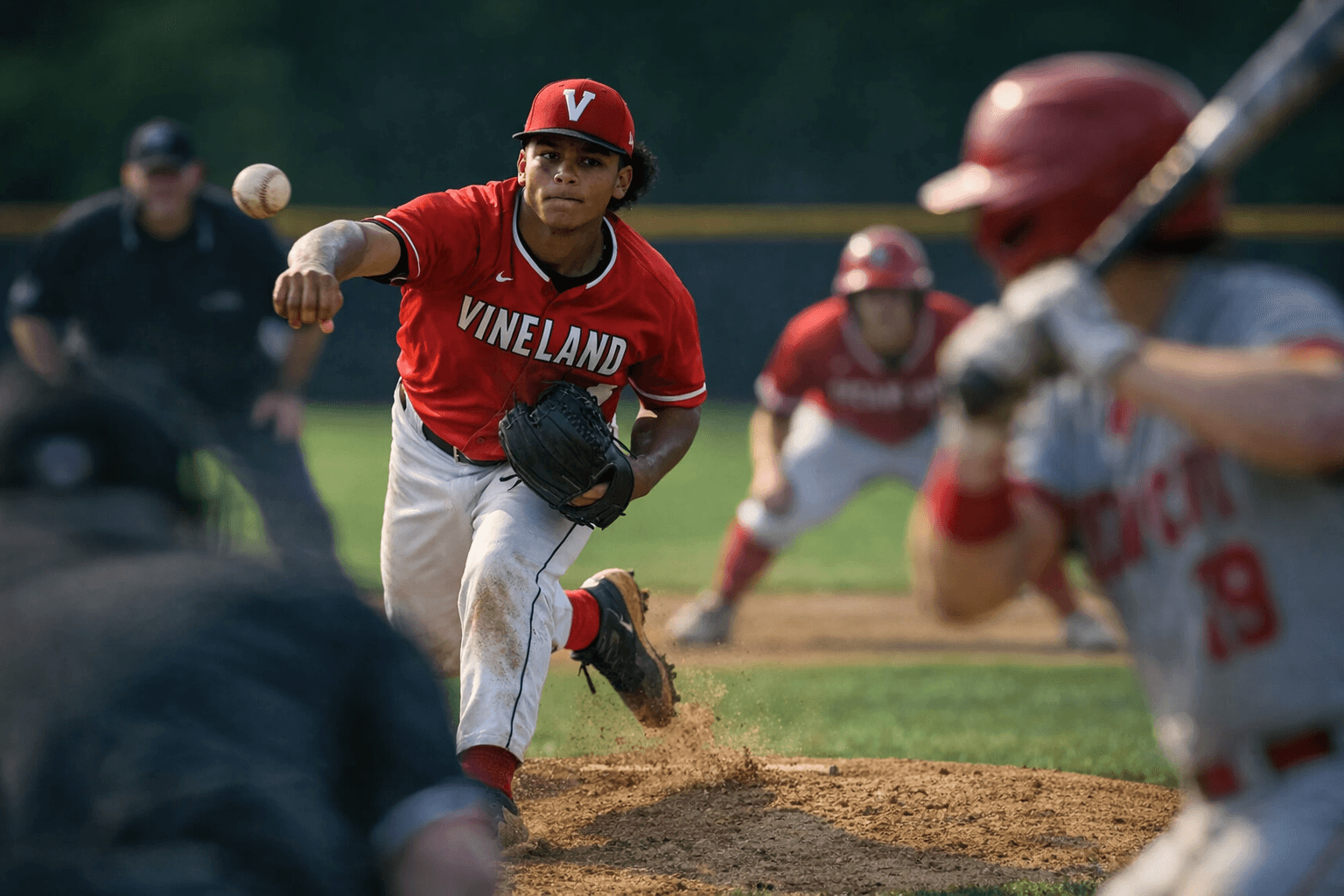 Vineland Baseball Tops Ocean City 6-2, Townsend Shines With Six Strikeouts