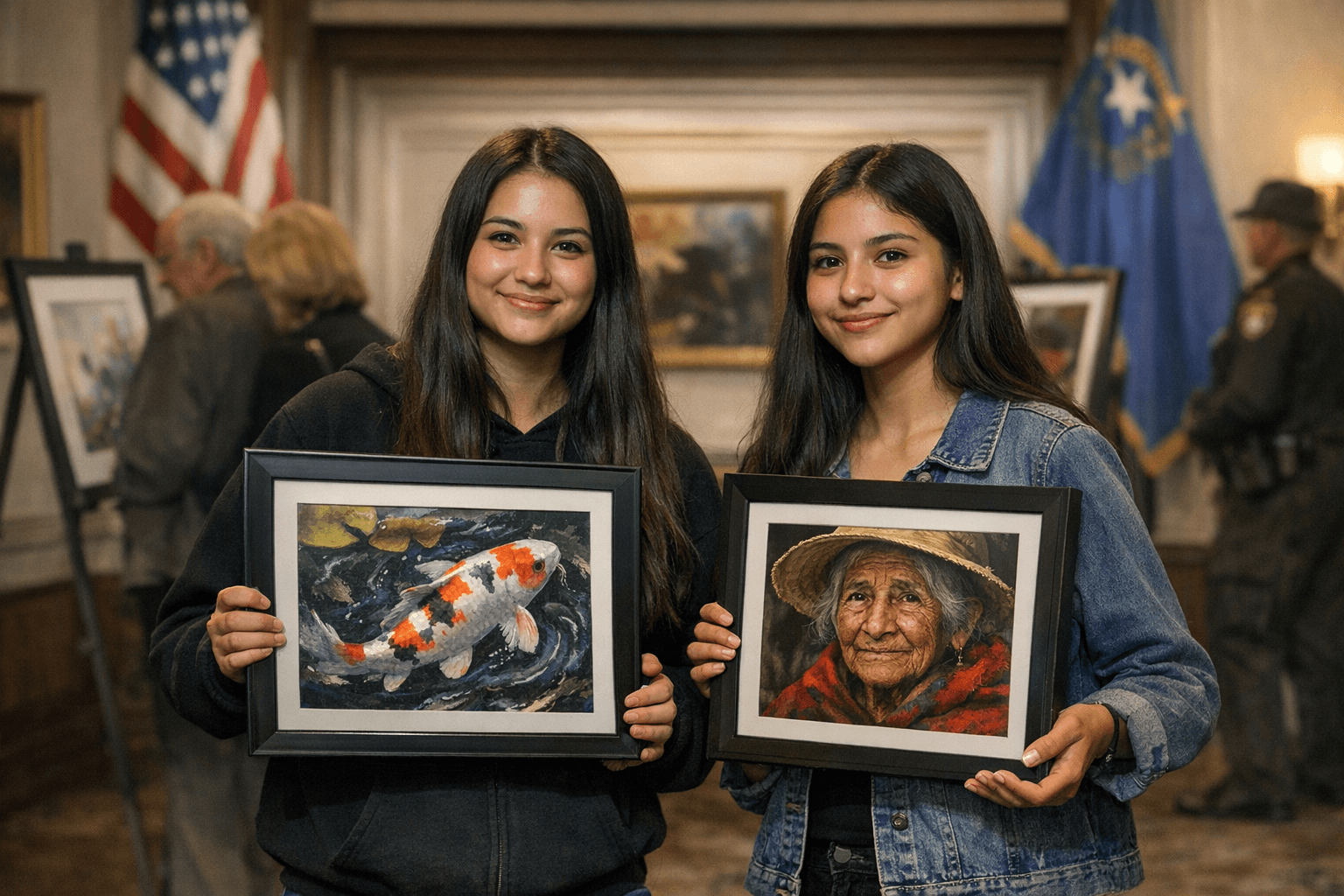 Two Pahrump Valley High Students Earn Honors in Governor's Art Challenge
