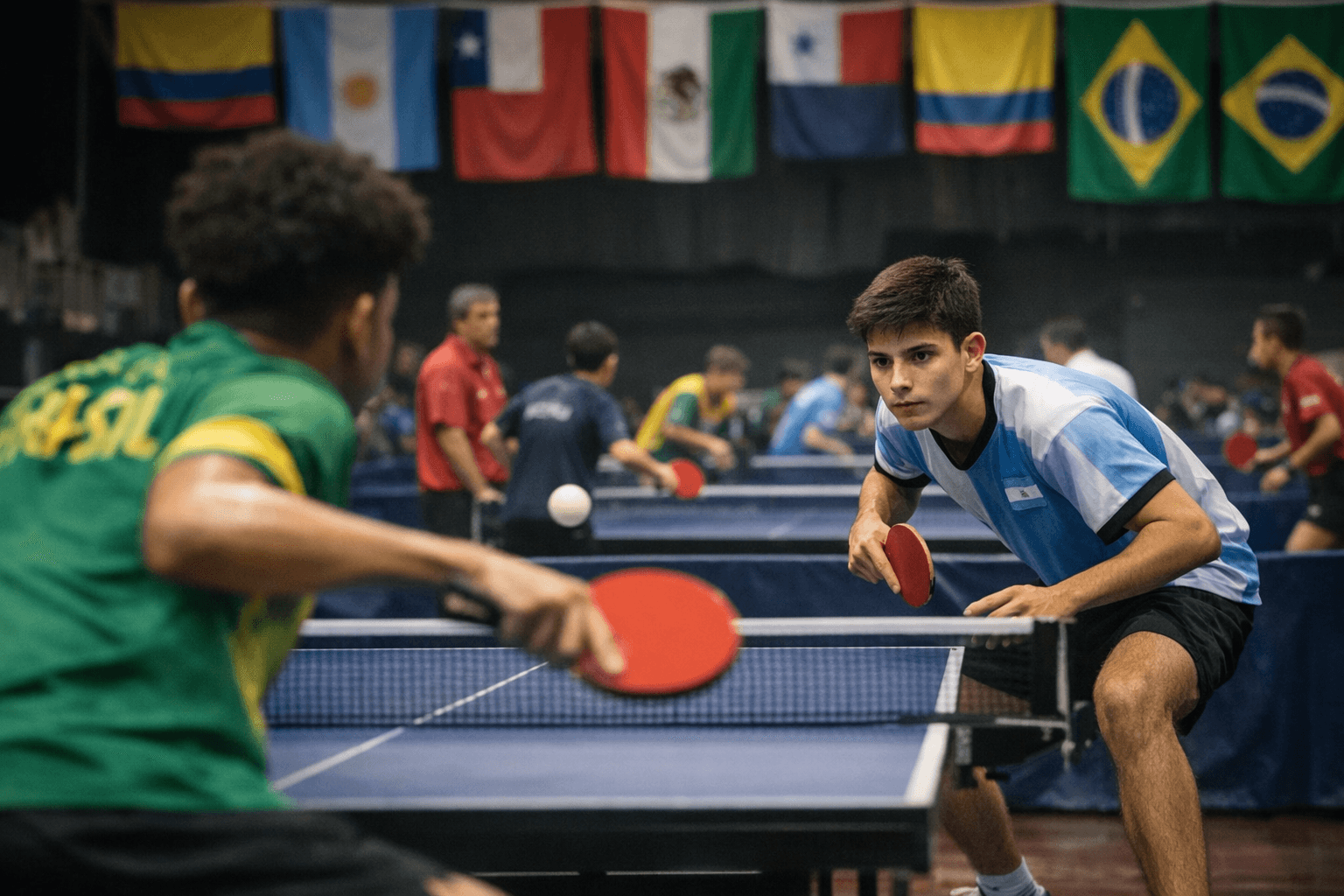 South American Youth Ping Pong Championships Begin in Chapecó, Brazil