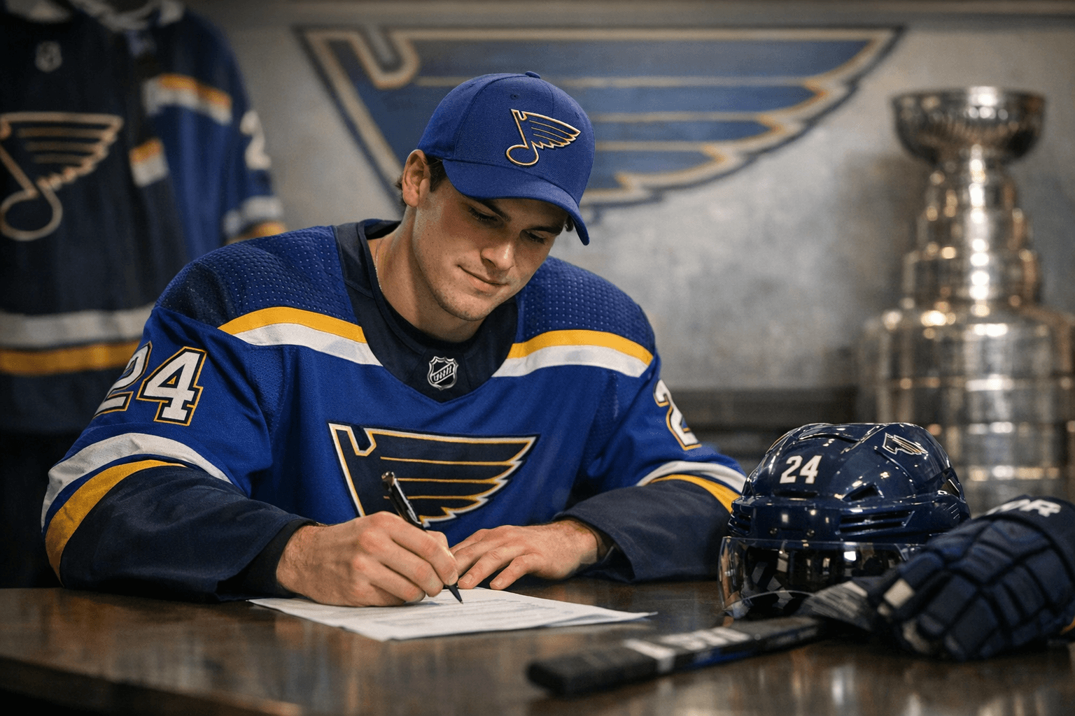 Blues Sign Defenseman Colin Ralph to Three-Year Entry-Level Deal