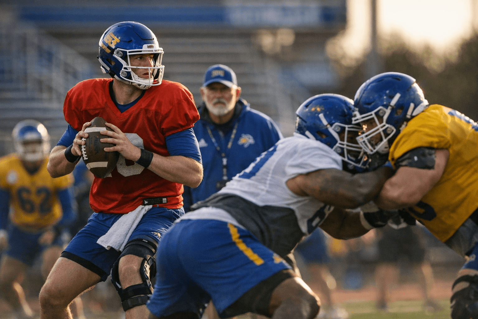 South Dakota State Eyes Title Defense, Key Battles in Spring Practice