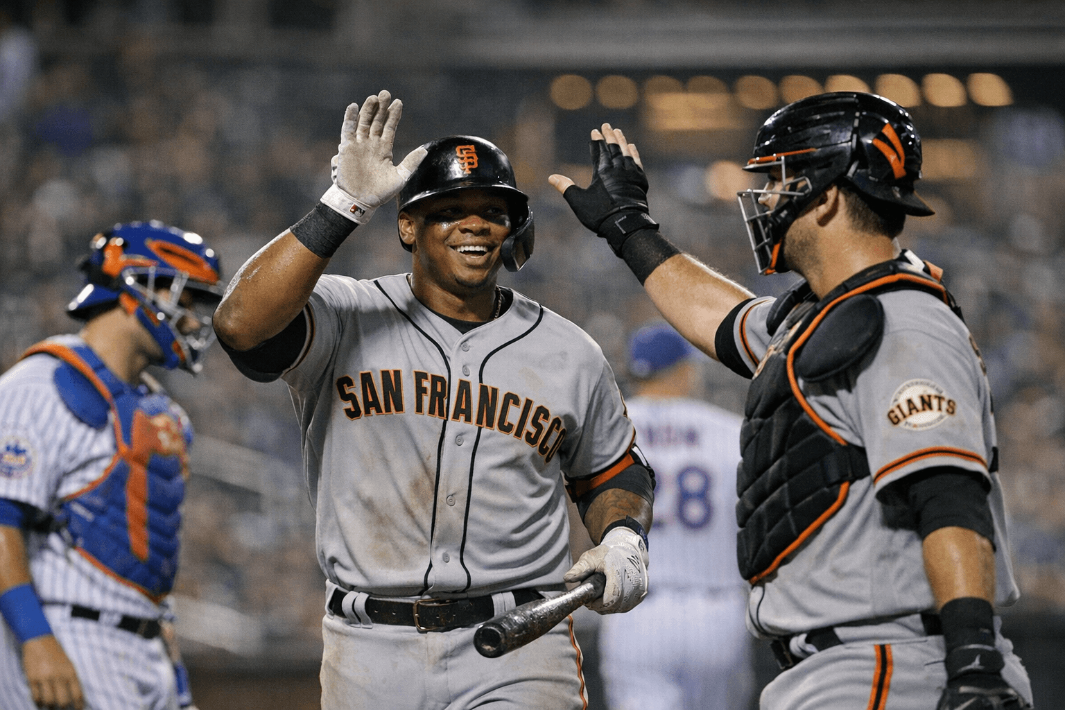Giants Top Mets 7-2, Devers Homer and Susac Milestone Highlight Win