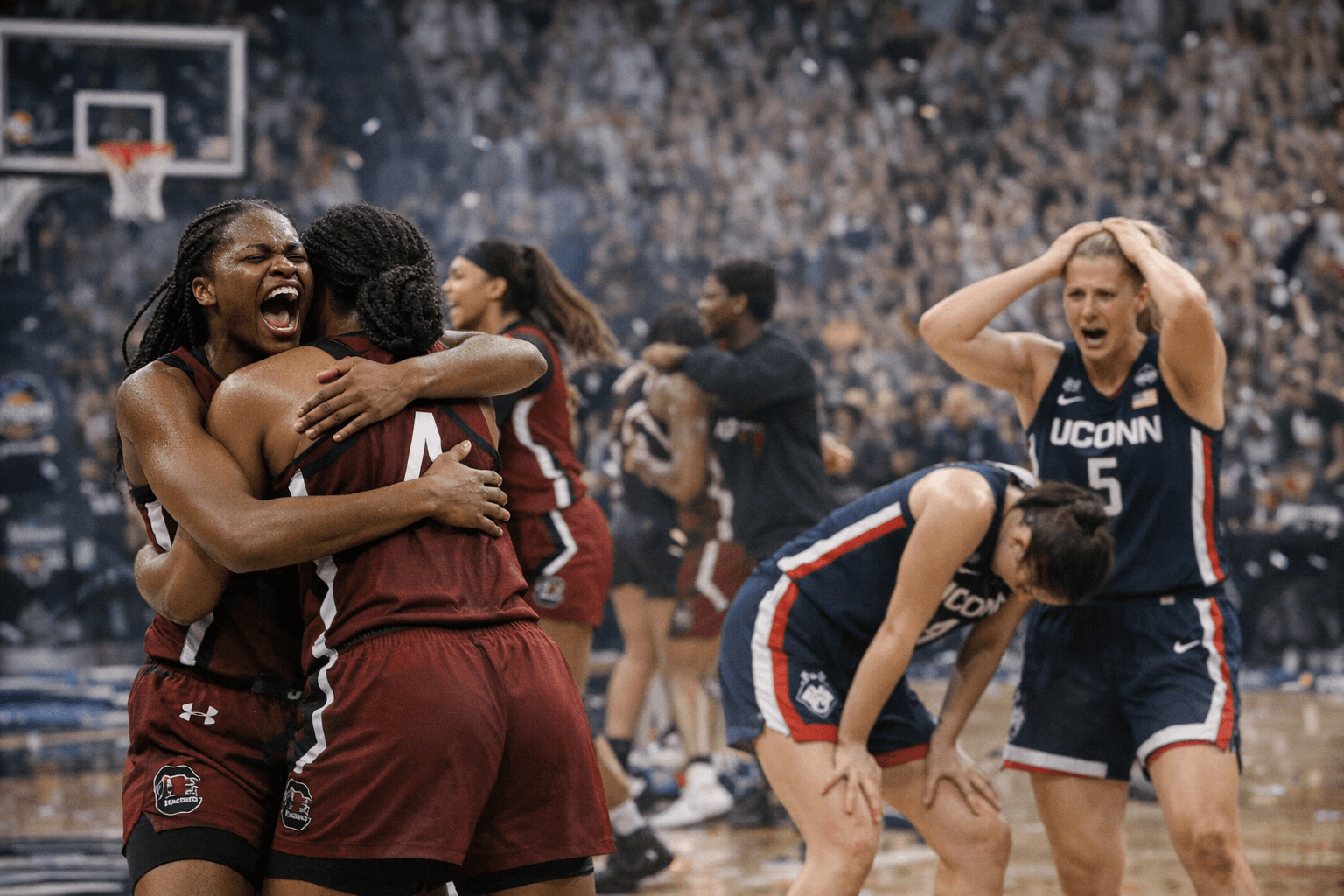 South Carolina Stuns Undefeated UConn in Women's Final Four Upset