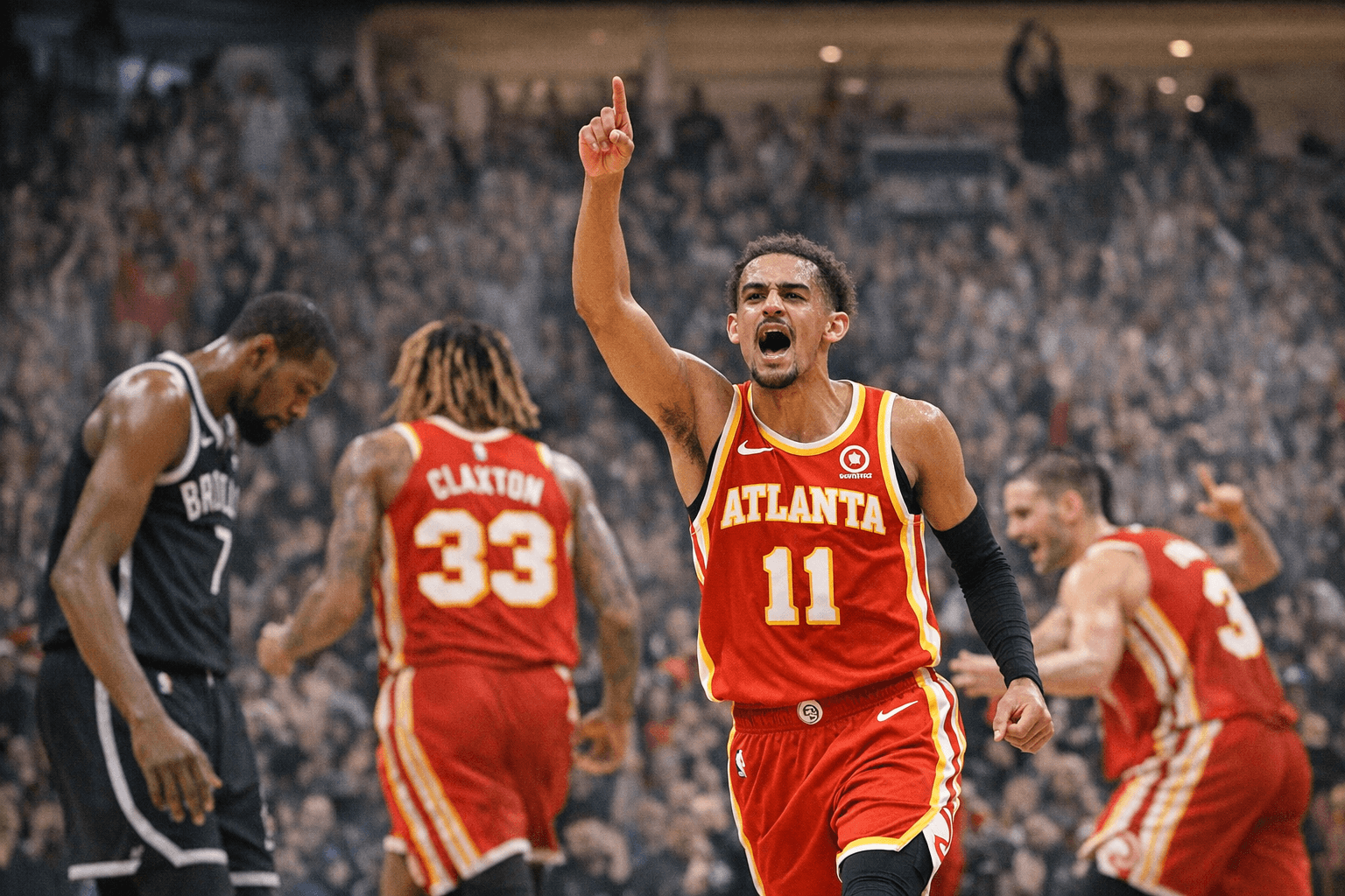 Hawks Crush Nets 141-107, Win Fourth Straight to Reshape East Race