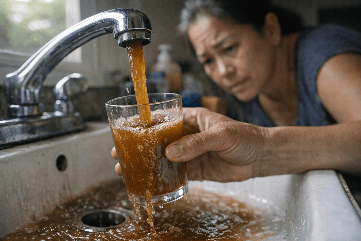 Waimea Residents Report Brown Tap Water, DWS Investigates and Flushes Lines