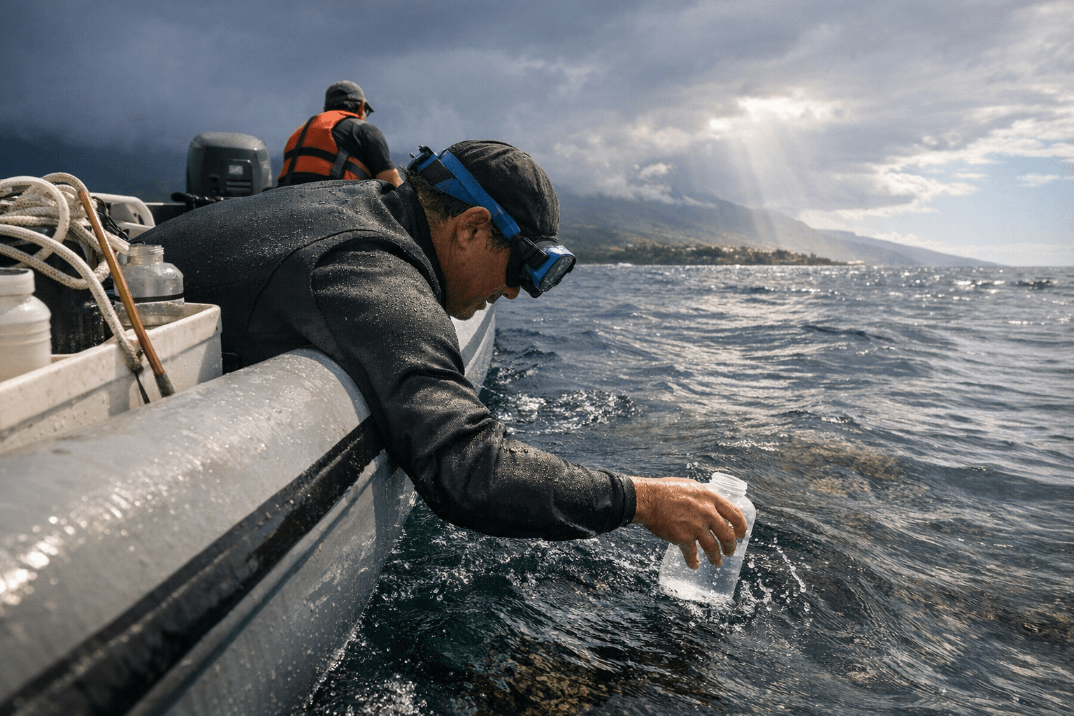 Volunteers and Researchers Race to Sample Reefs After Kona Low Flooding