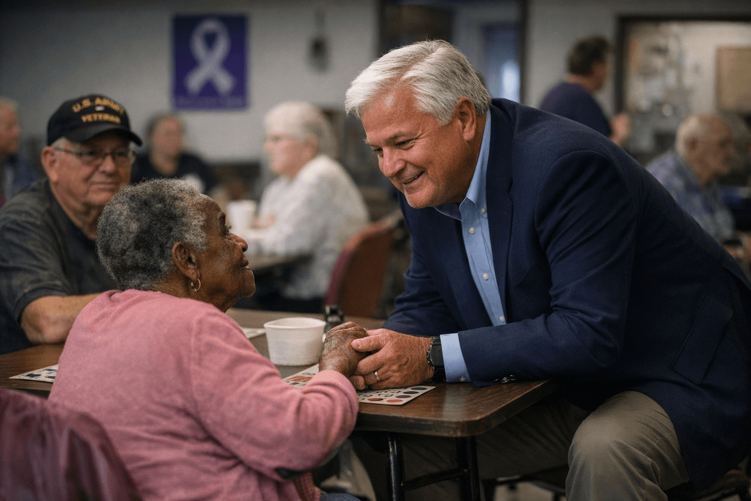 State Treasurer Pack Visits McDowell Senior Center, Engages With Community Needs