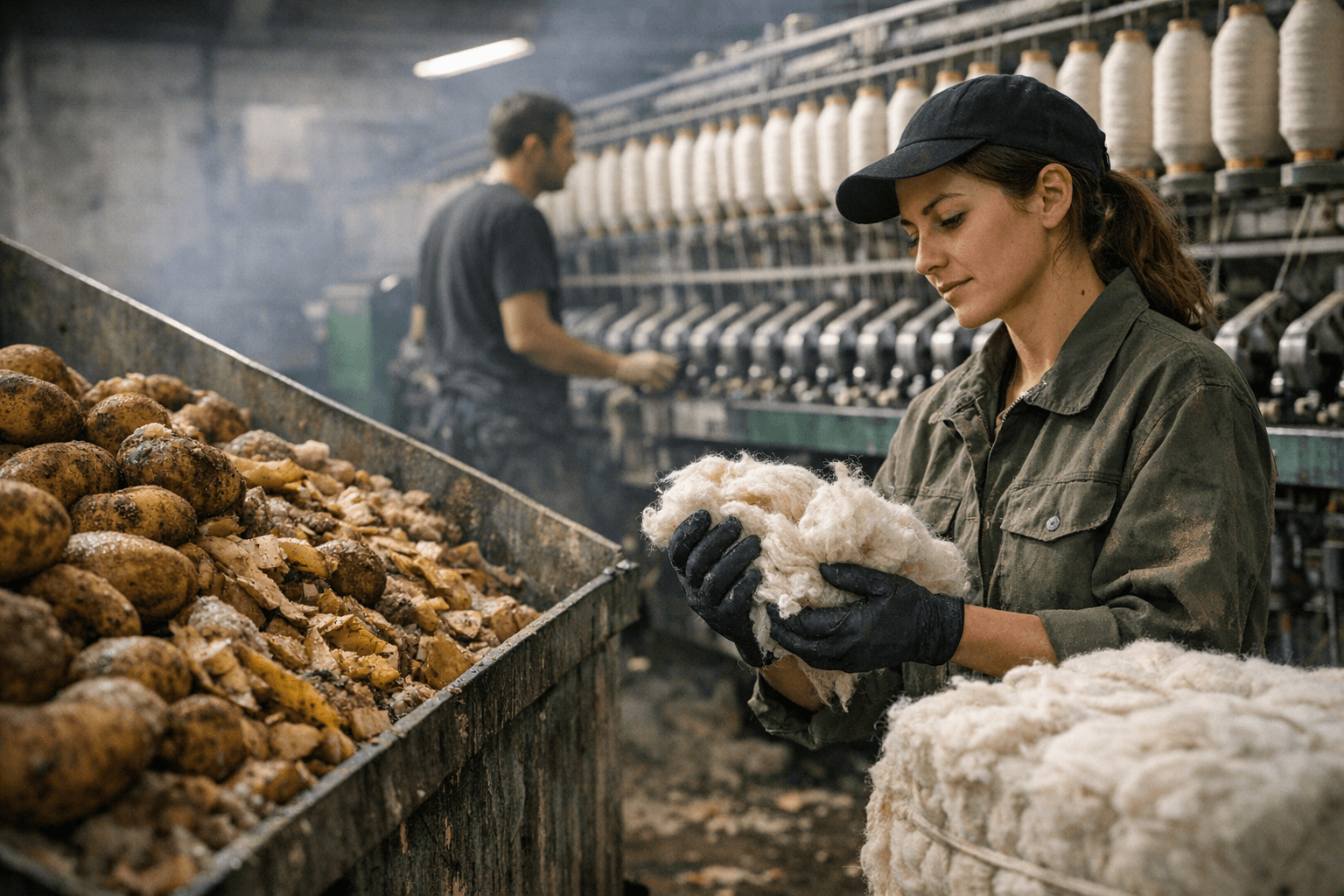 British Startup Fibe Turns Potato Waste Into Low-Carbon Cotton Alternative
