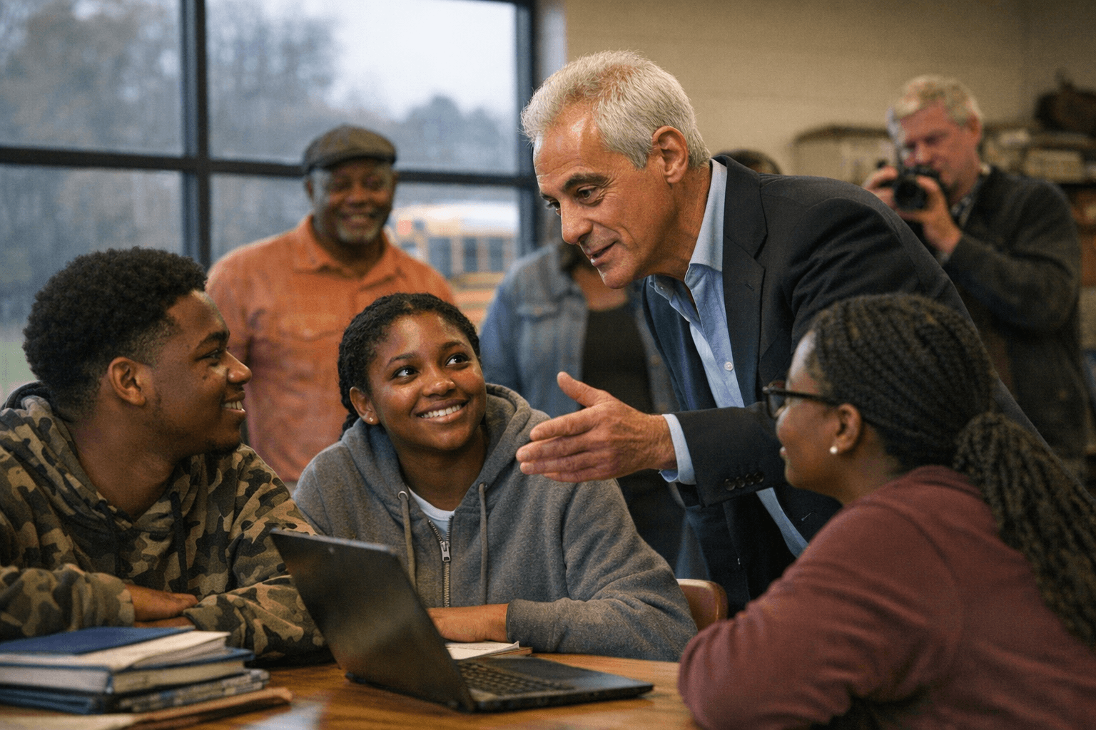 Rahm Emanuel Visits Allendale County, Spotlighting Rural Education Opportunities