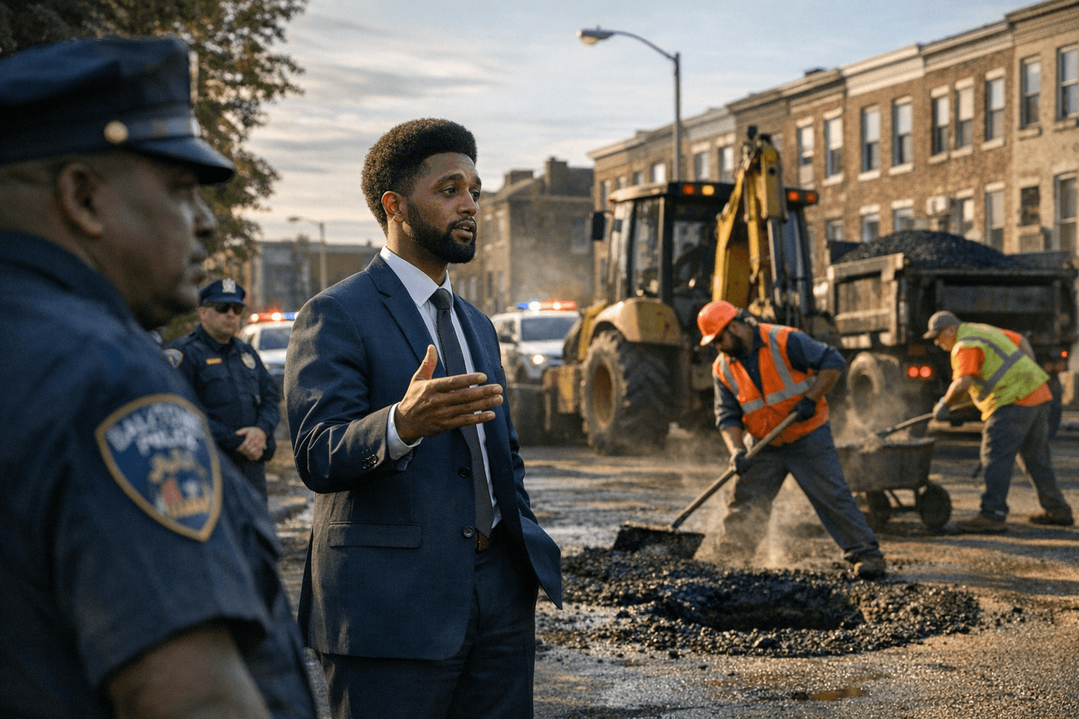 Baltimore Mayor Scott Touts Crime Drop, Launches 90-Day City Improvement Sprint
