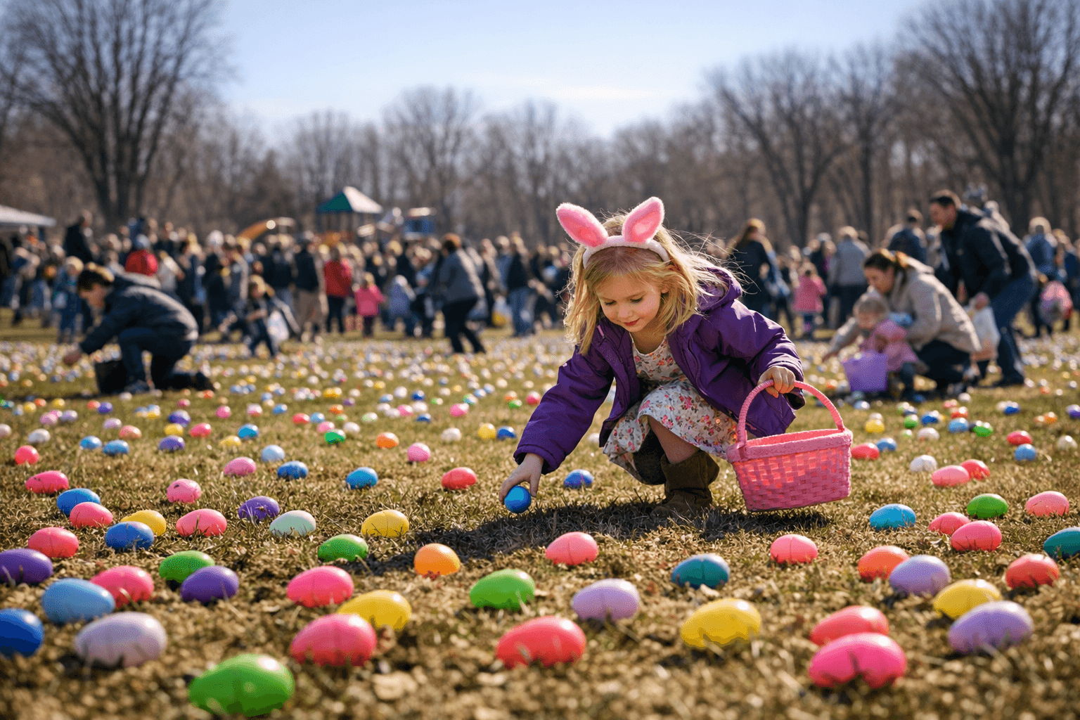 Perham's Free Easter Egg Hunt at Arvig Park Features 16,000 Eggs