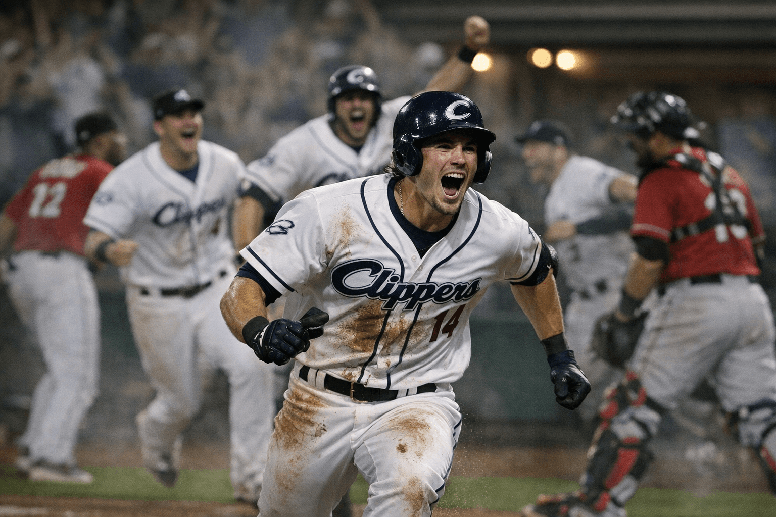 Bazzana Walk-Off Single Lifts Clippers Past Indians in 9-8 Thriller