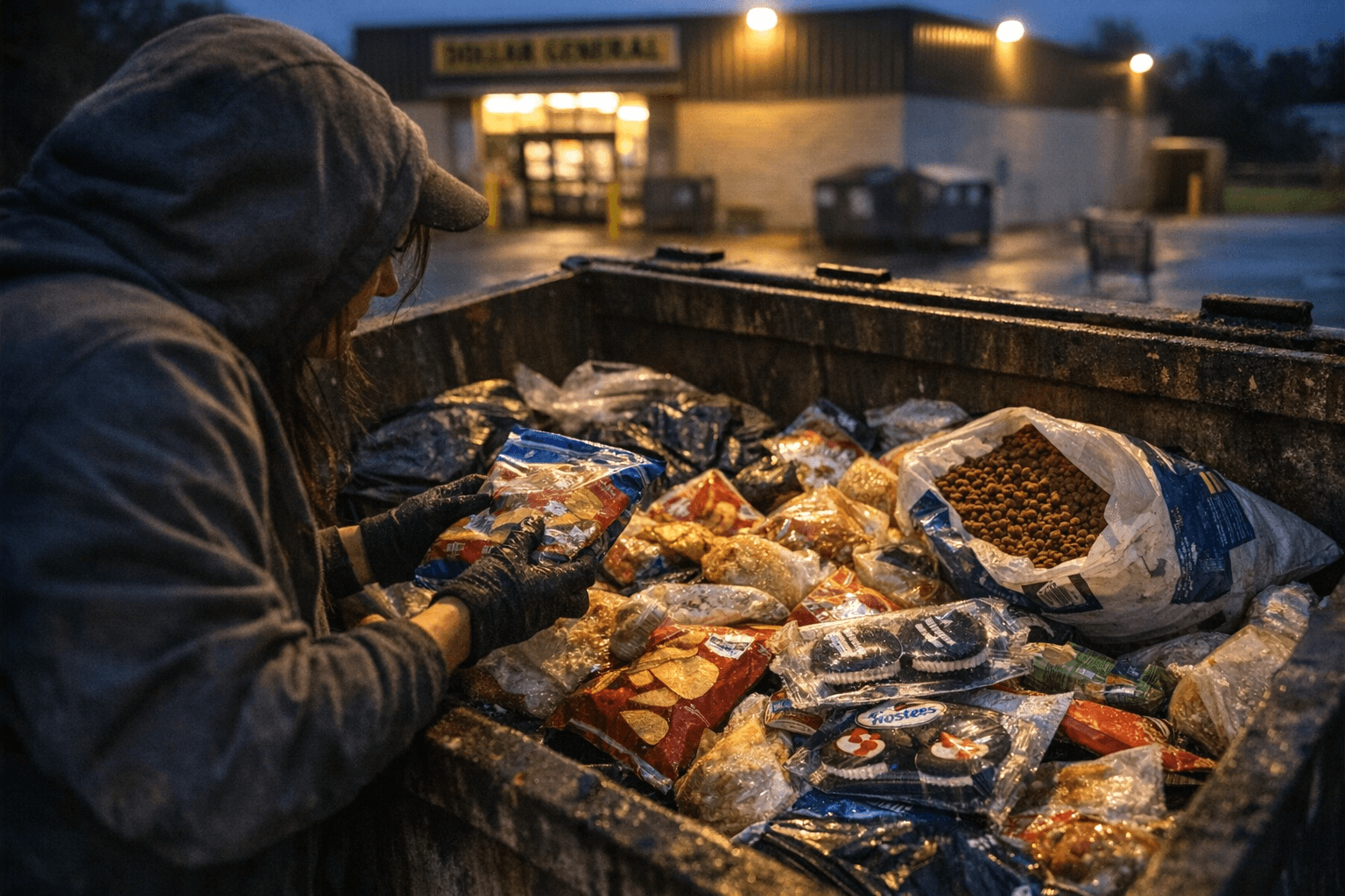 Dollar General Dumpsters Spark Outrage as Edible Food Gets Thrown Away