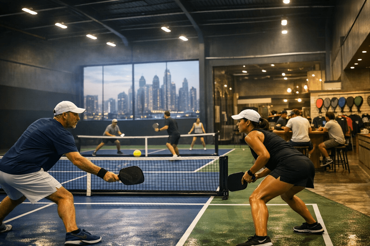PickleTurf Opens Four-Court Indoor Pickleball Hub in Dubai Marina