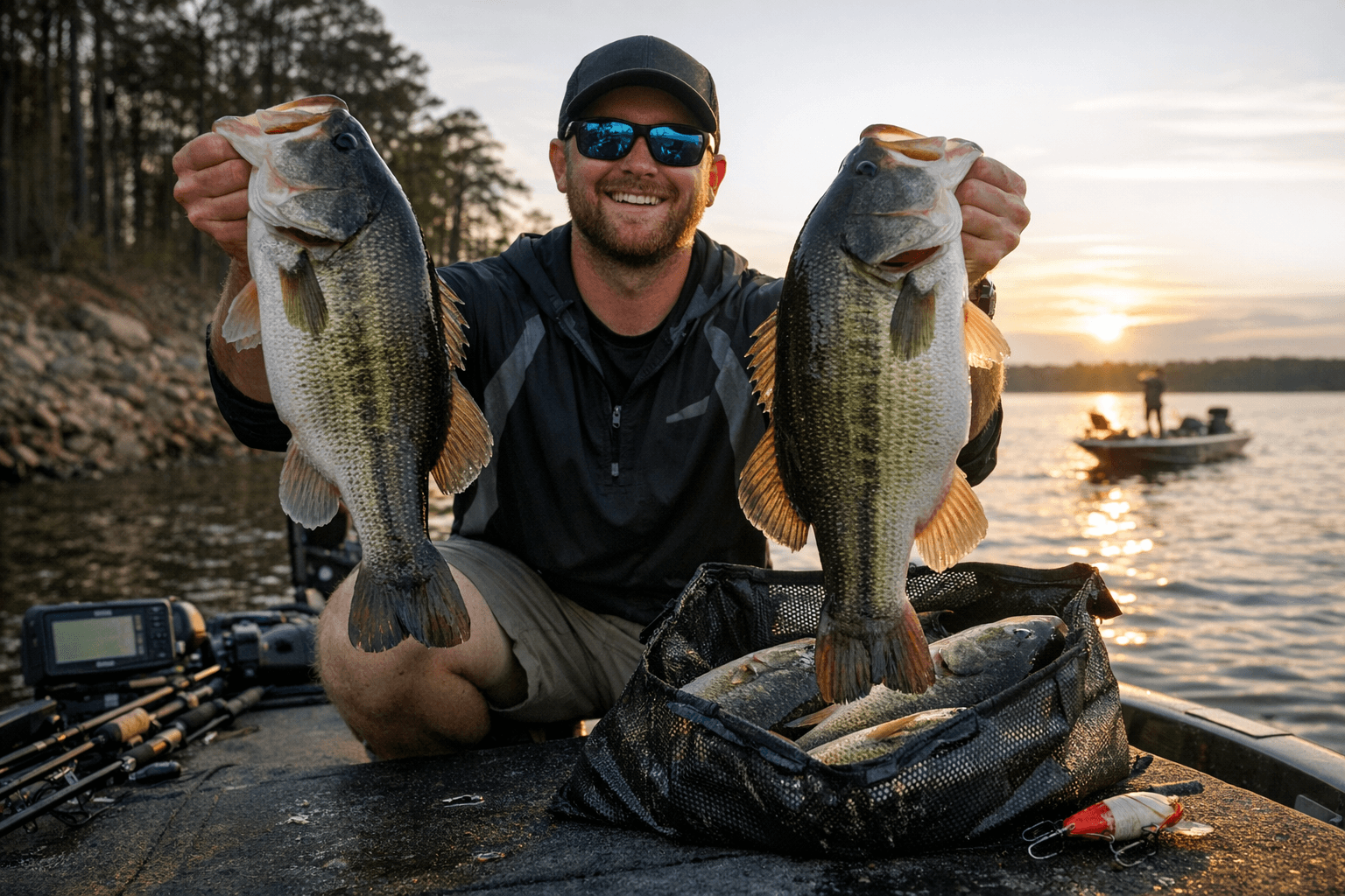 Burlington Boater Austin Woody Wins Kerr Lake Bass Fishing Tournament