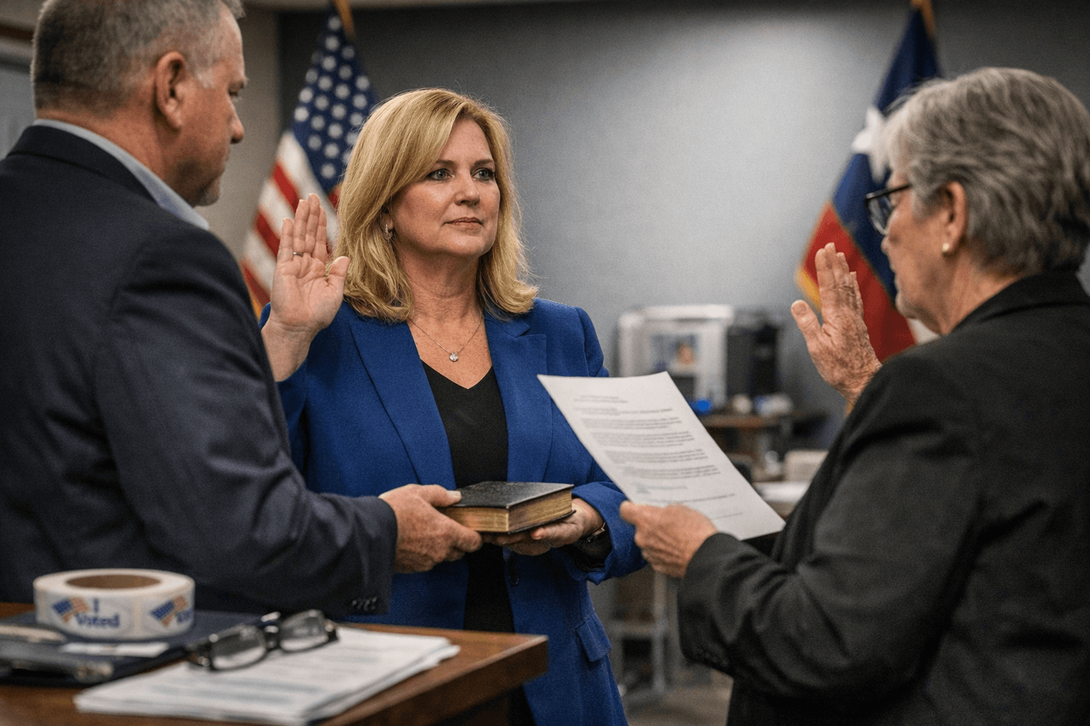 Rockwall County Swears In Nerren as New Deputy Elections Administrator