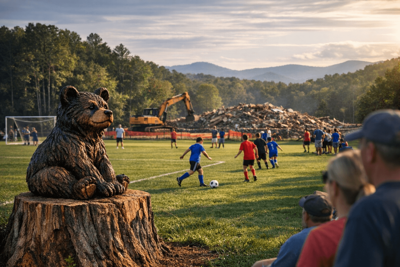 Cane Creek Park Soccer Fields Reopen After Serving as Helene Debris Site