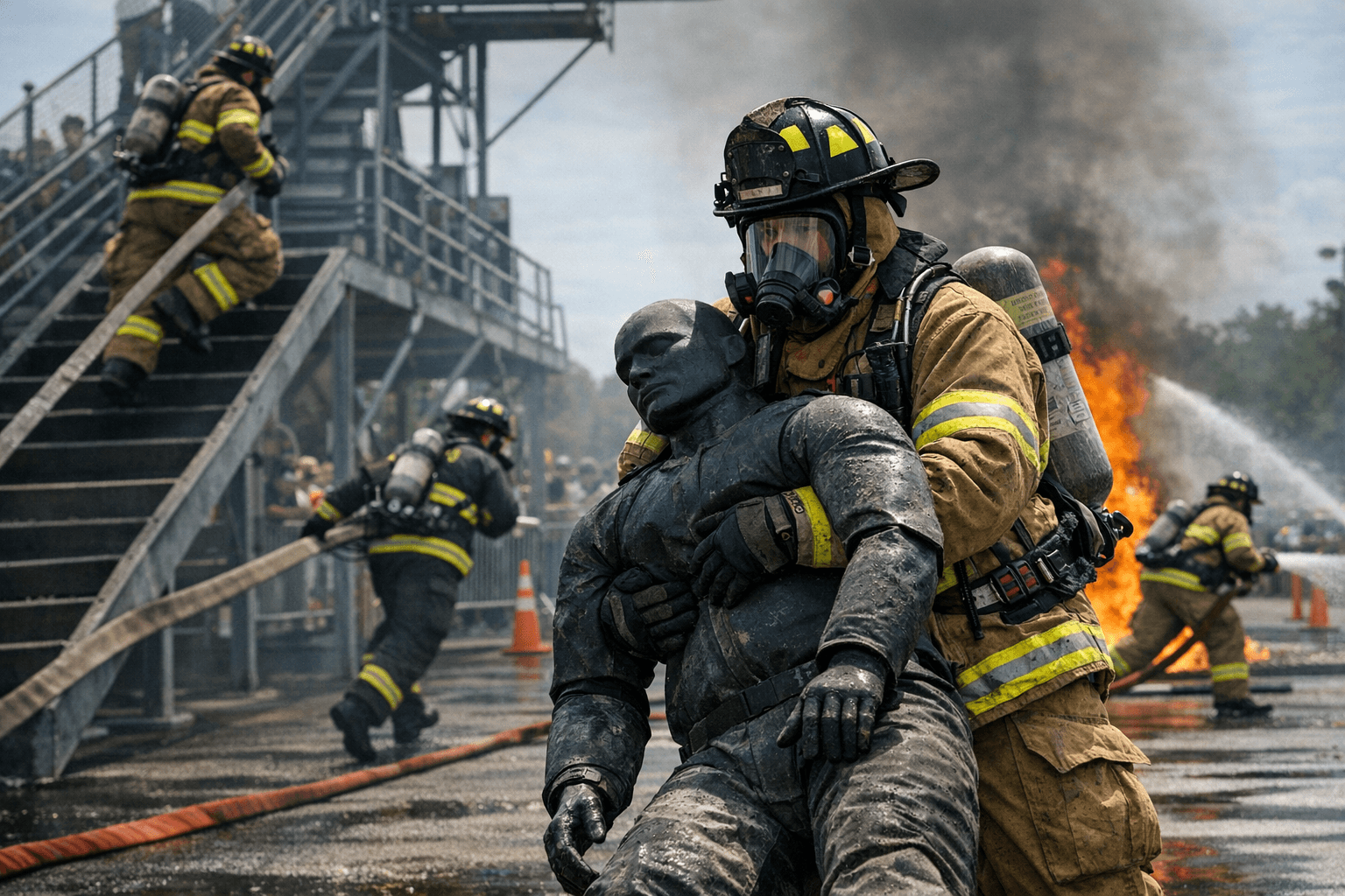 Seminole County Hosts National Firefighter Challenge, Drawing Hundreds of Competitors